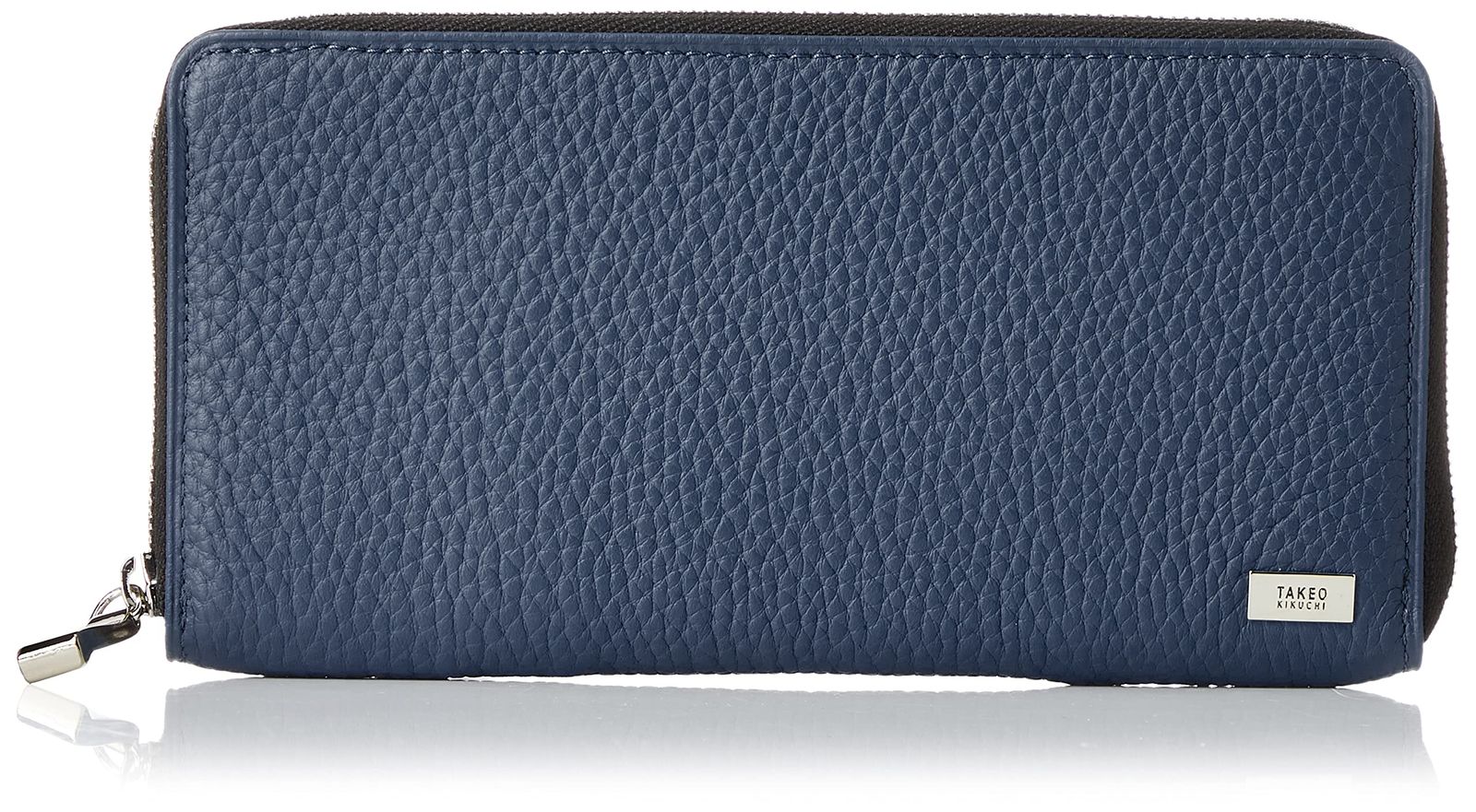 【新品・未開封】TAKEO KIKUCHI(タケオキクチ) ビル ラウンドファスナー 長財布 733607 (コン(NAVY))