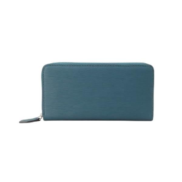 【新品・未開封】[ タケオキクチ ] 財布 【NEW レザーリップルシリーズ】ロングウォレット G8701370 メンズ グリーン