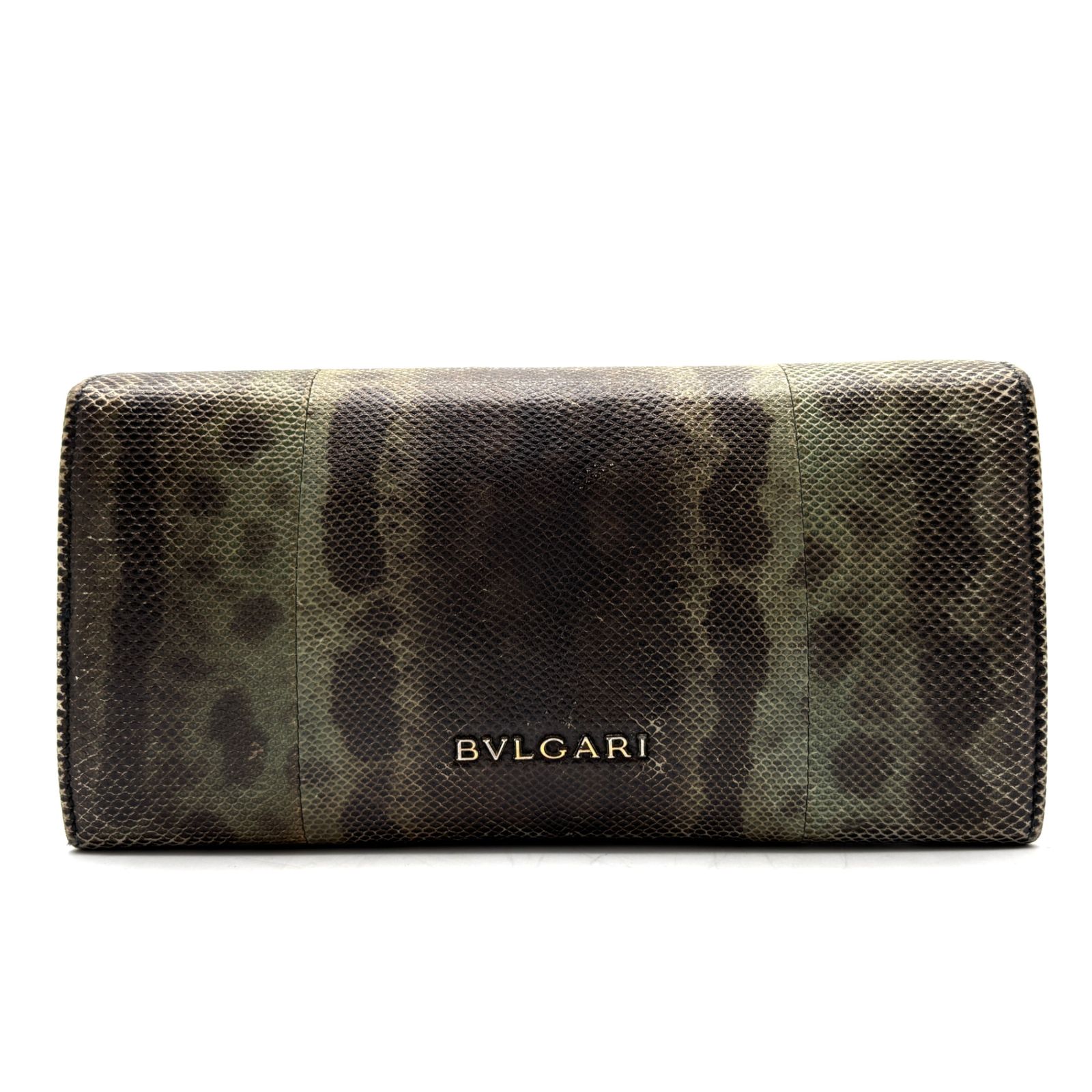 美品 ブルガリ BVLGARI セルペンティ フォーエバー 長財布 フラップ