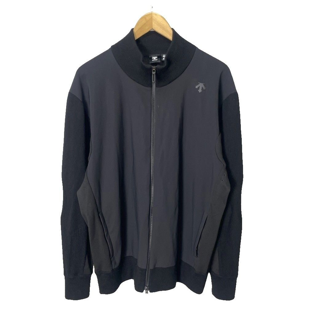 デサント DESCENTE GOLF g－arc フルジップハイブリッドニットジャケット ブルゾン DGMWJL00 XA ブラック
