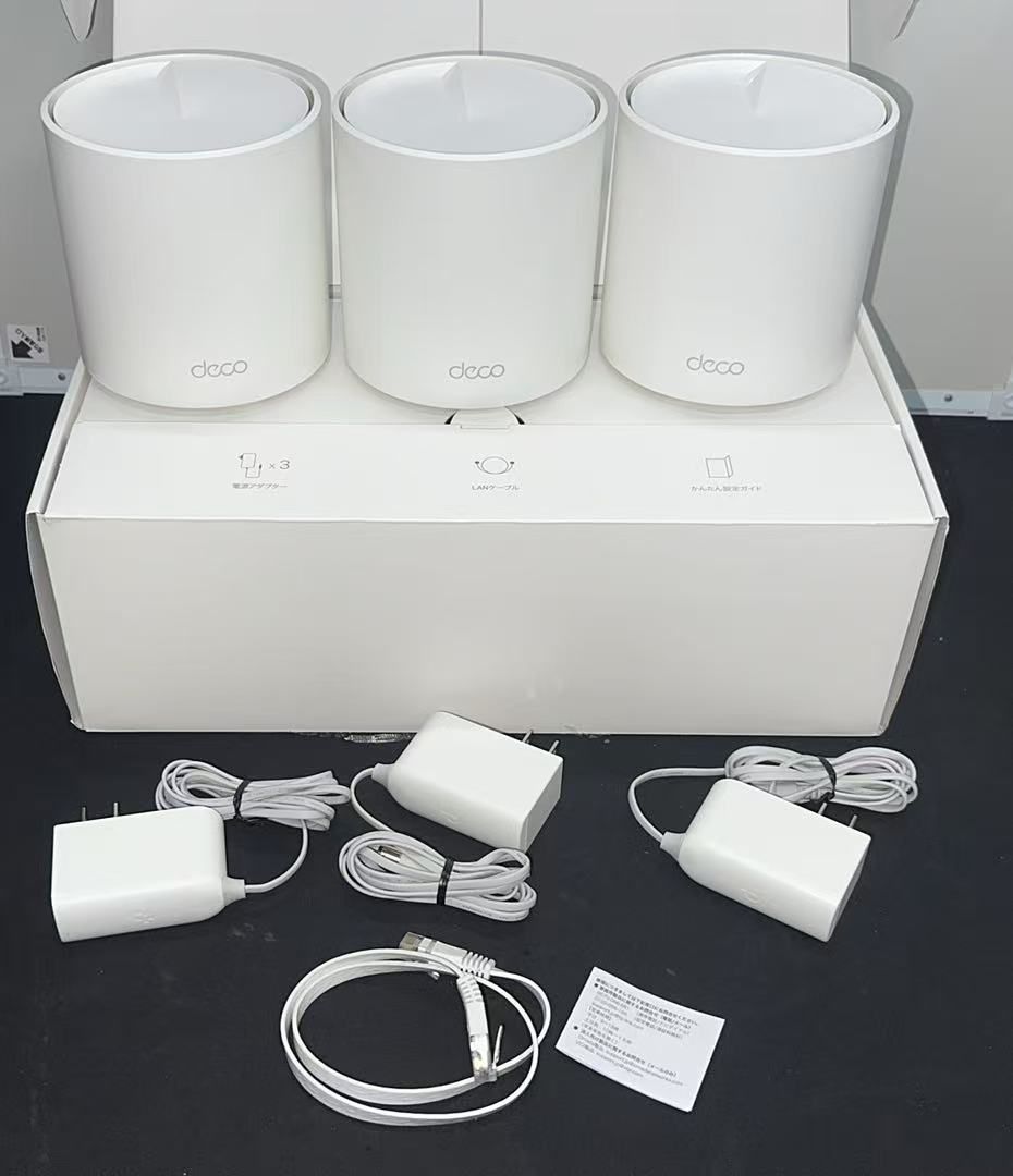 TP-Link Deco X50 3P AX3000 メッシュWi-Fi 6システム 3台セット ++924651 4897098680094