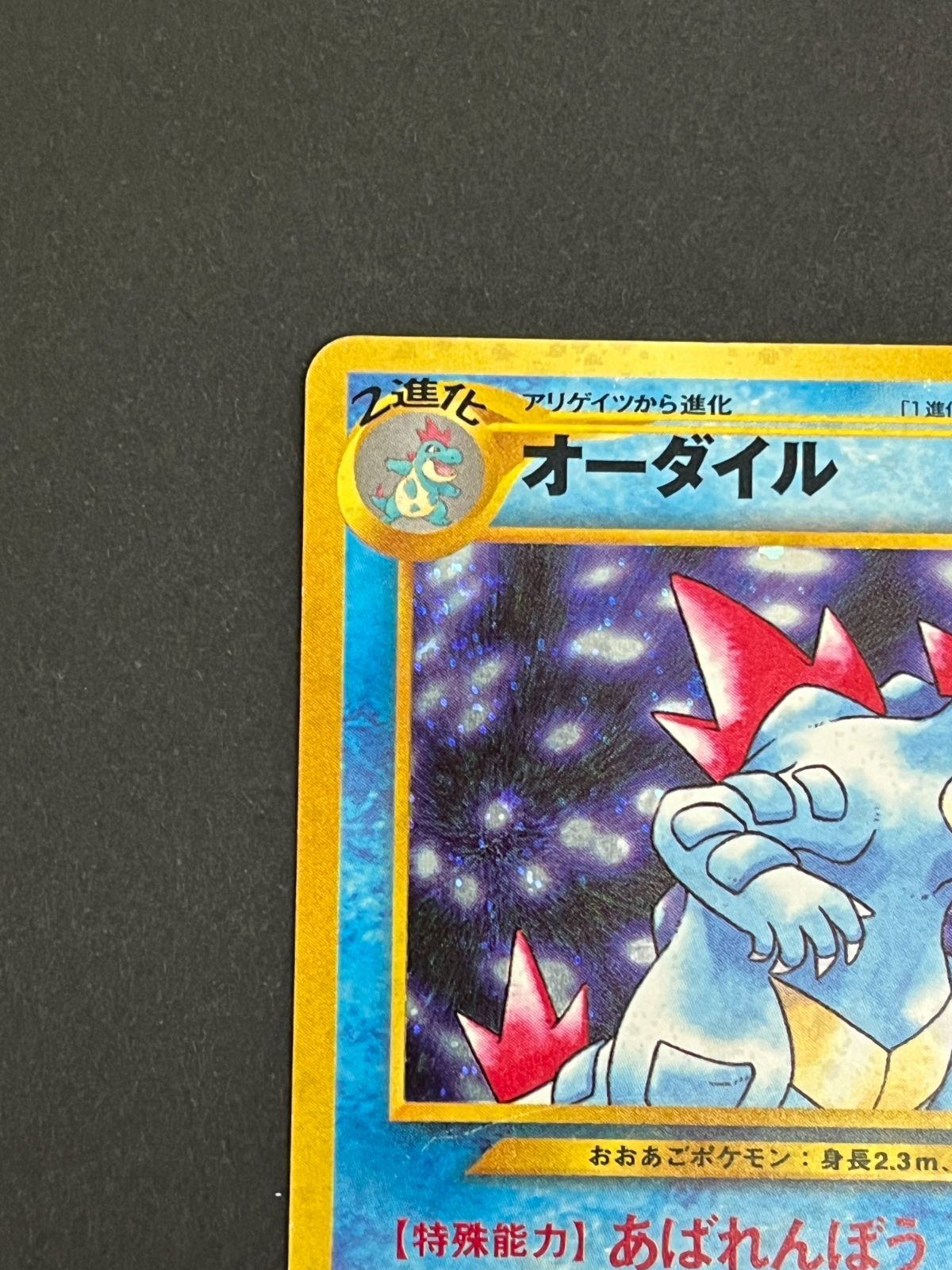 N080[PK]Y4989(ポケモンカード) オーダイル No.160 旧裏 全体的に状態