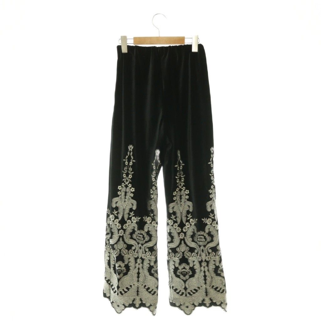 アメリヴィンテージ Ameri VINTAGE UND FLOWER EMBROIDERY VELOUR