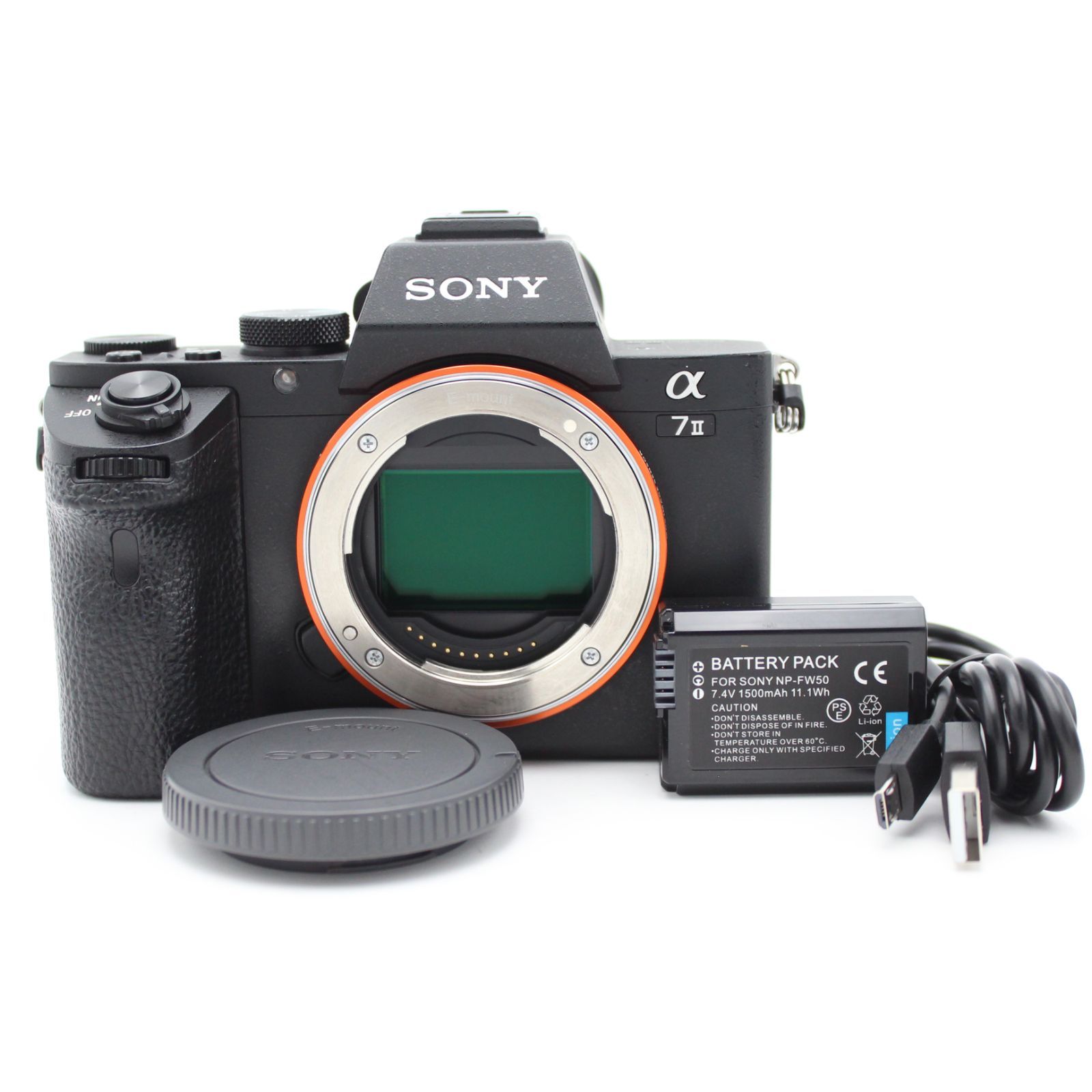 ショット数16853！■良品■ SONY ミラーレス一眼カメラ α7II ボディ(レンズなし) ブラック ILCE-7M2 ♯13523