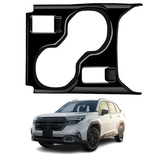 新型 フォレスター SL系 に対応 アクセサリー パーツ センターコンソールドリンクホルダーパネル インテリアパネル 内装 カスタムパーツ (ピアノブラック)as