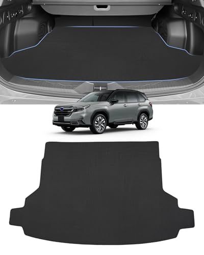 Mixsuper フォレスター SL系 ラゲッジマット 車種専用 防水 トランクマット 2D設計 2025年4月以降 FORESTER SL5 SPORT SPORT EX ガソリン車対応 ラゲッジトレイ カーゴマット PVC 滑り止め 巻け収納 耐摩擦 as