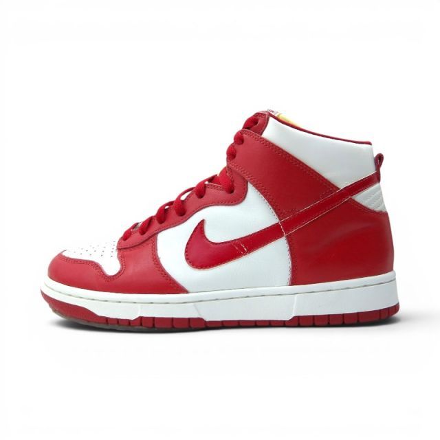 NIKE DUNK HI LE WHITE/VARSITY RED サイズ27.0cm 630335 161 箱有 ナイキ ダンク ハイ エルイー スニーカー 大名店