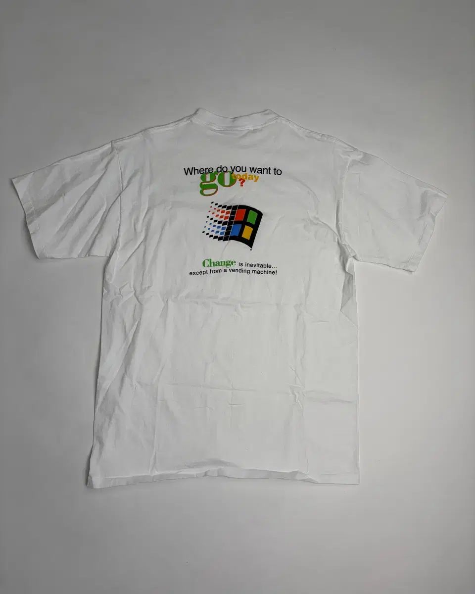 90s Microsoft Tee (ホワイト)