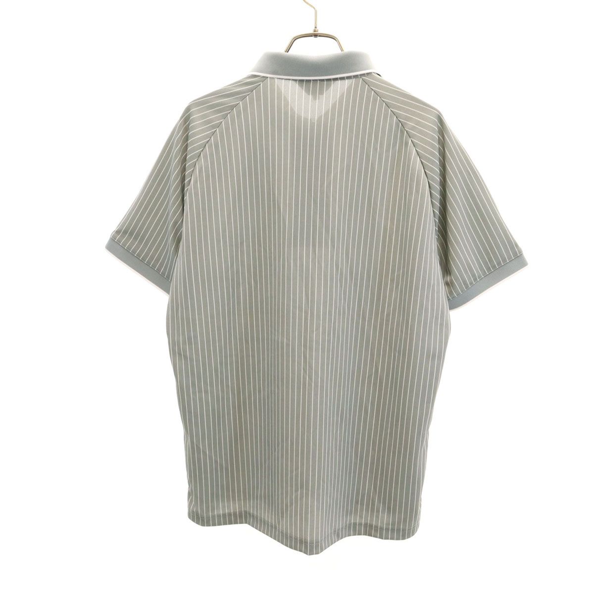 LANVIN SPORT ランバンスポール ストライプ柄 ゴルフ 半袖 ポロシャツ