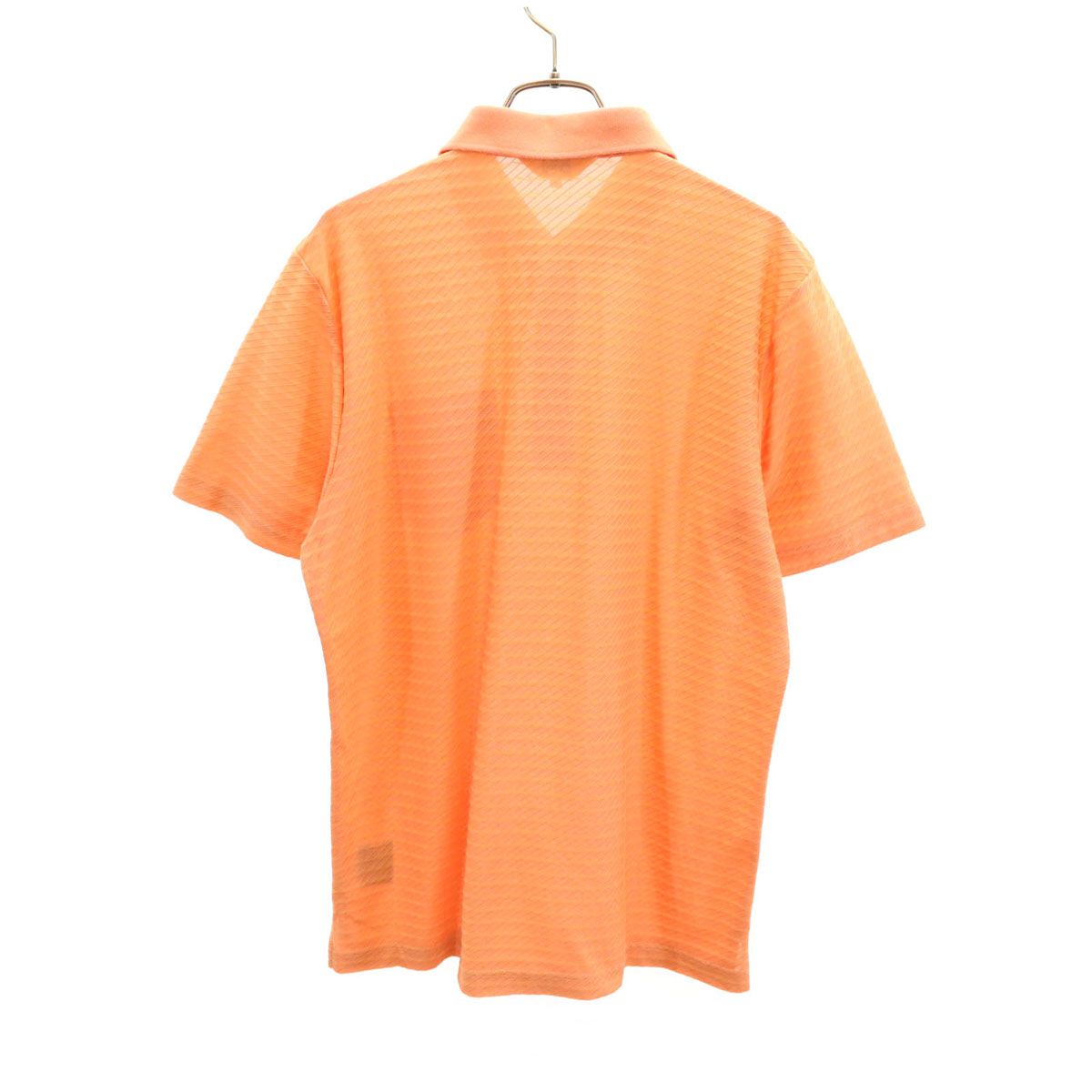 LANVIN SPORT ランバンスポール ボーダー柄 ゴルフ 半袖 ポロシャツ 40