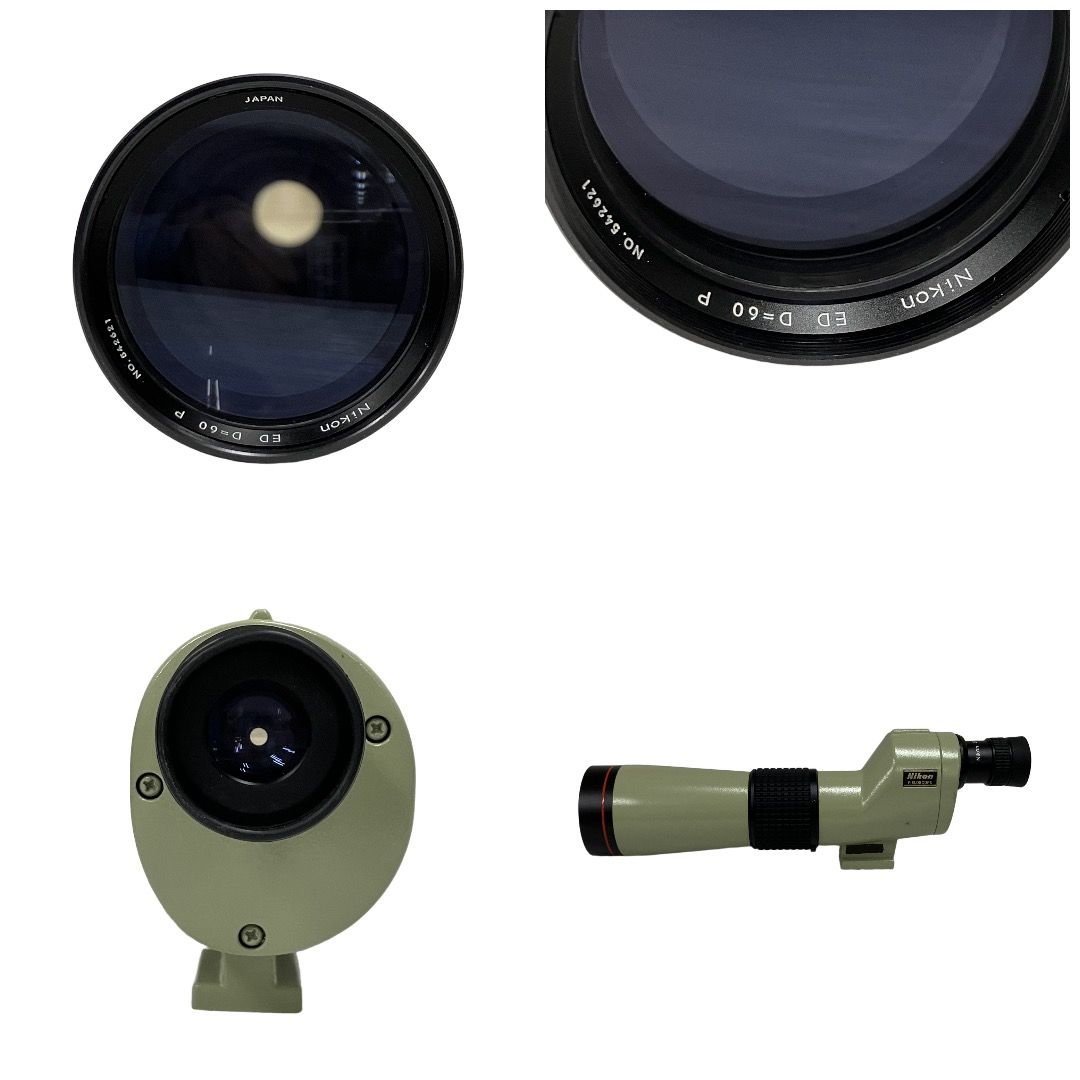 NIKON FIELDSCOPE ED D=60 P 接眼レンズ20X 単眼 望遠鏡 フィールド