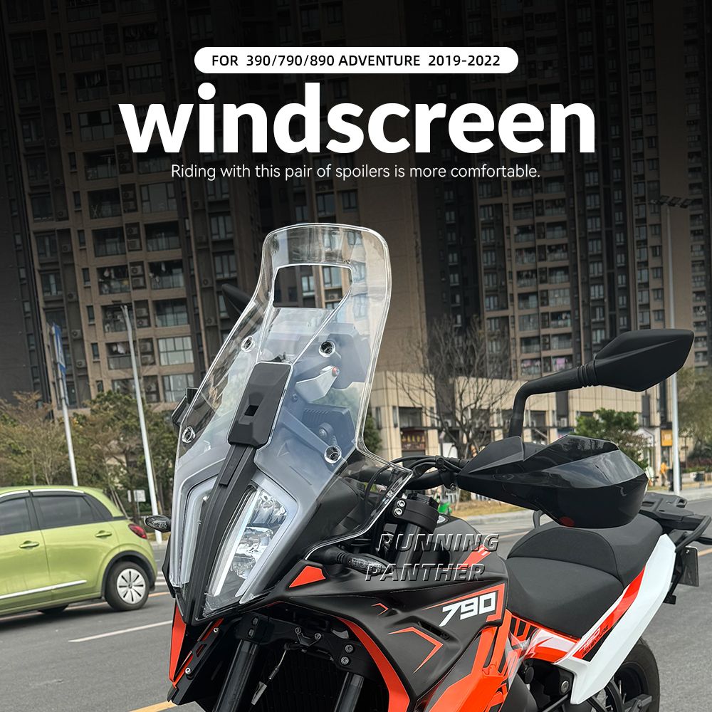 KTM 390 790 890 ADV アドベンチャー対応 アクリル製ウインドスクリーン フロントガラス 2019〜2022 17,101円