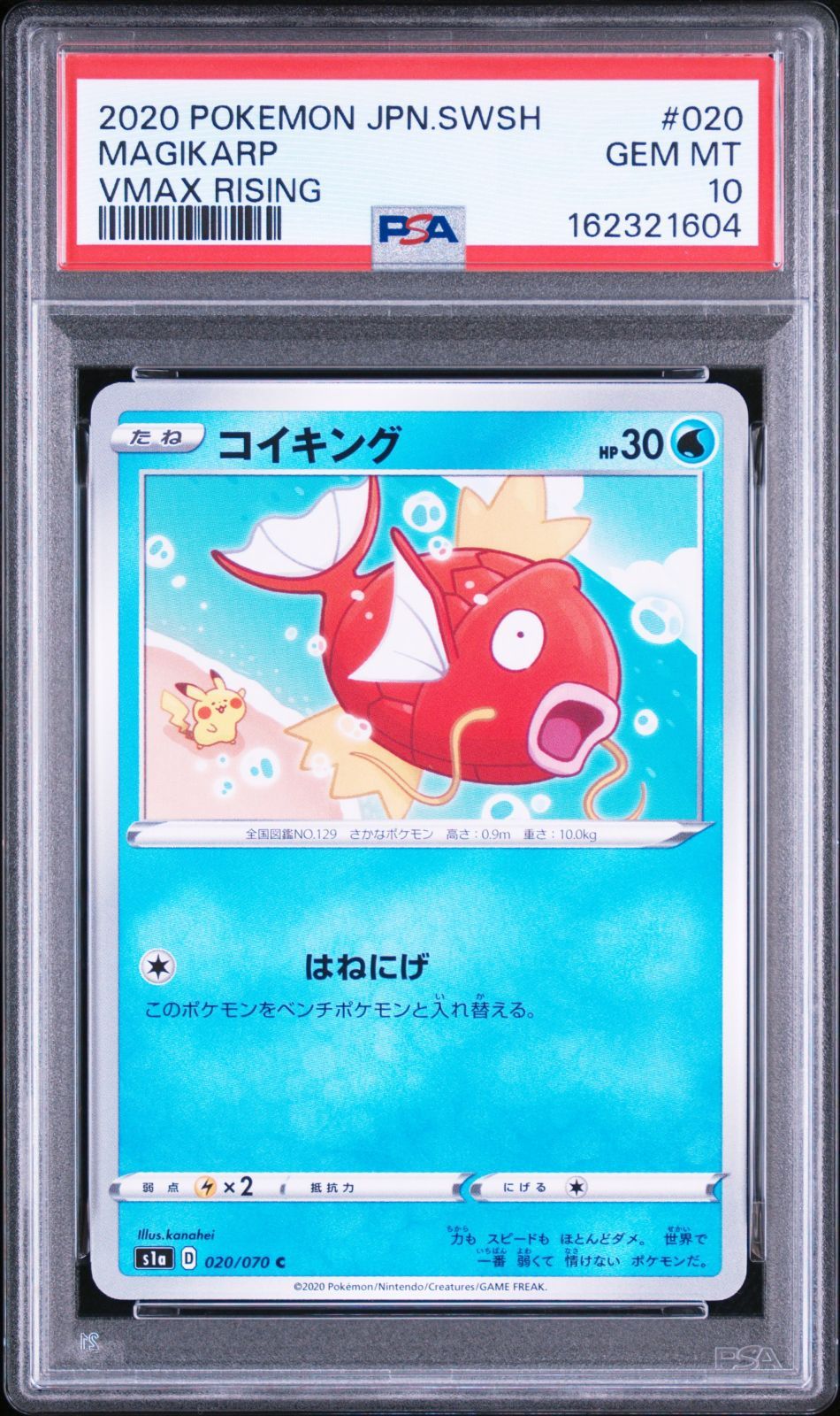 【PSA10】 ポケモンカード コイキング MAGIKARP 020/070 S1a VMAXライジング カナヘイ kanahei