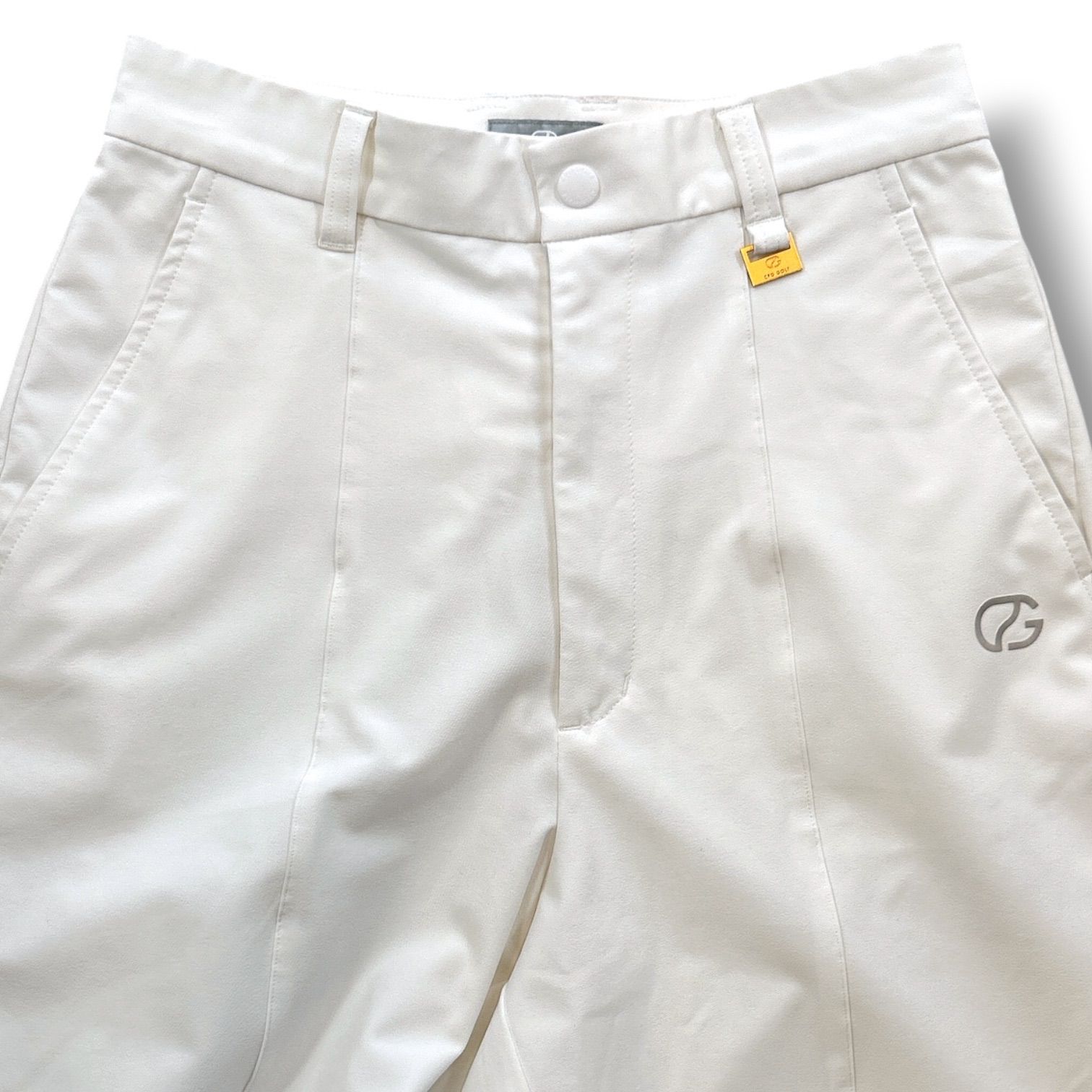 b*o様 CPG GOLF メンズパンツ サイズ2 ホワイト CPG GOLF シーピージーゴルフ ストレッチパンツ ゴルフウェア センター