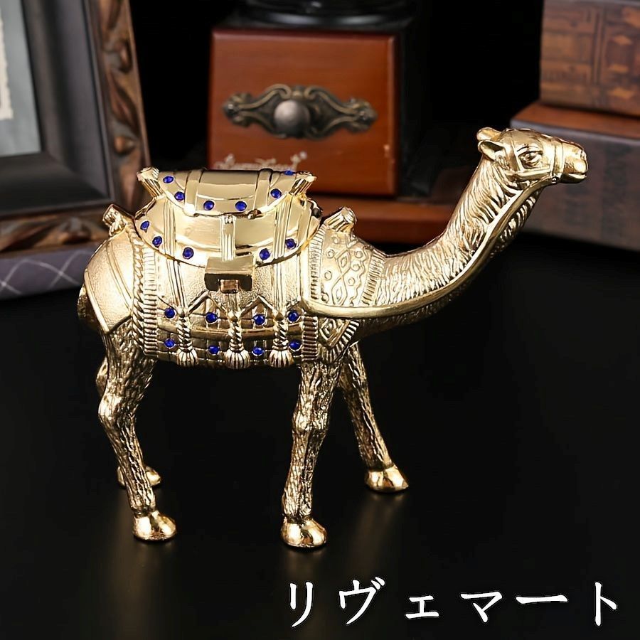 小物入れ 鍵置き 置物 インテリアトレイ オブジェ ラクダ らくだ ゴールド 玄関 鍵 収納ボックス 雑貨 インテリア オシャレ 可愛い 金属 ジュエリーボックス アクセサリーケース ユニークデザインA624