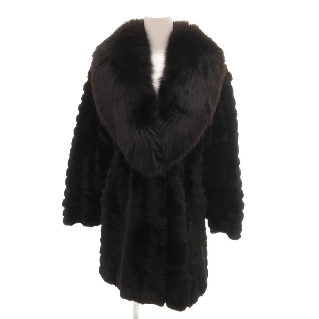Deluxe Fur by Onward 美品 ファーコート 毛皮 シェアードミンク
