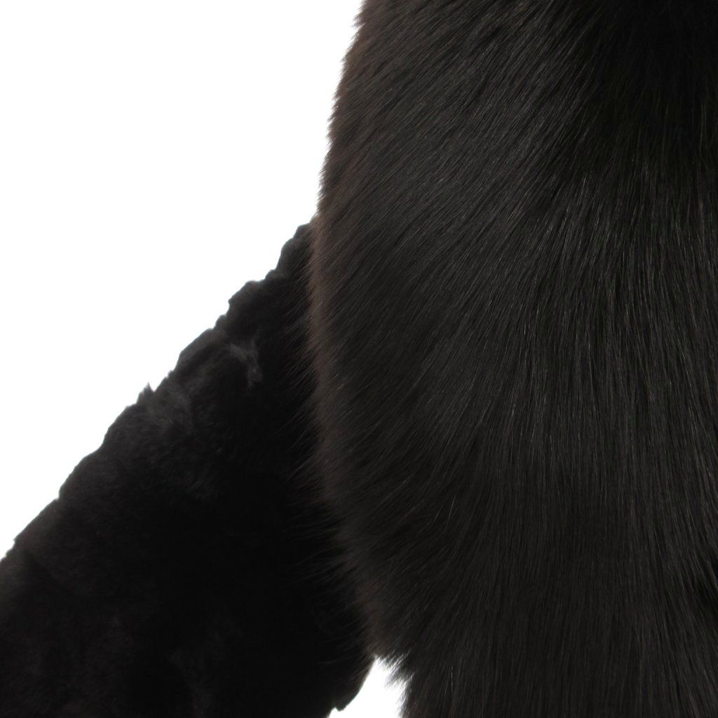 Deluxe Fur by Onward 美品 ファーコート 毛皮 シェアードミンク