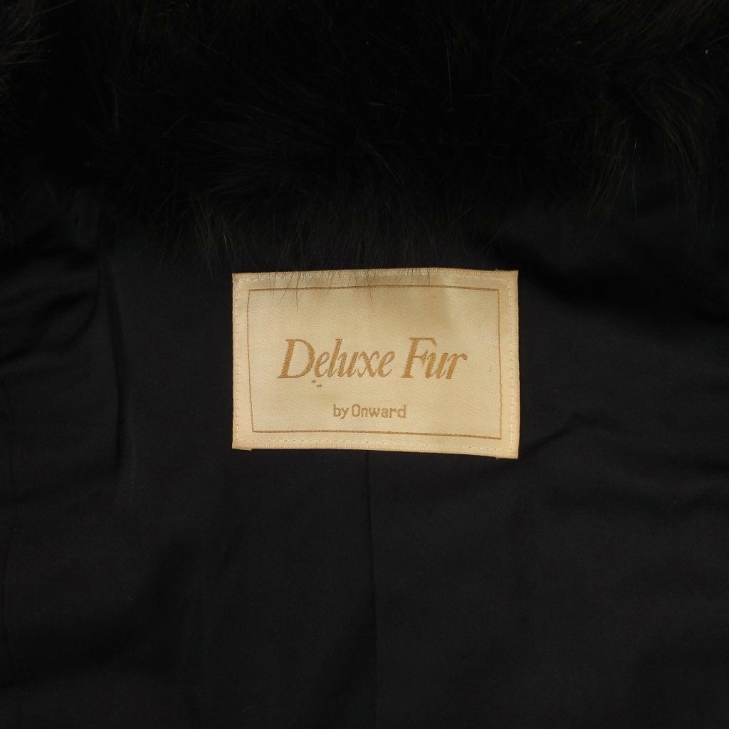 Deluxe Fur by Onward 美品 ファーコート 毛皮 シェアードミンク