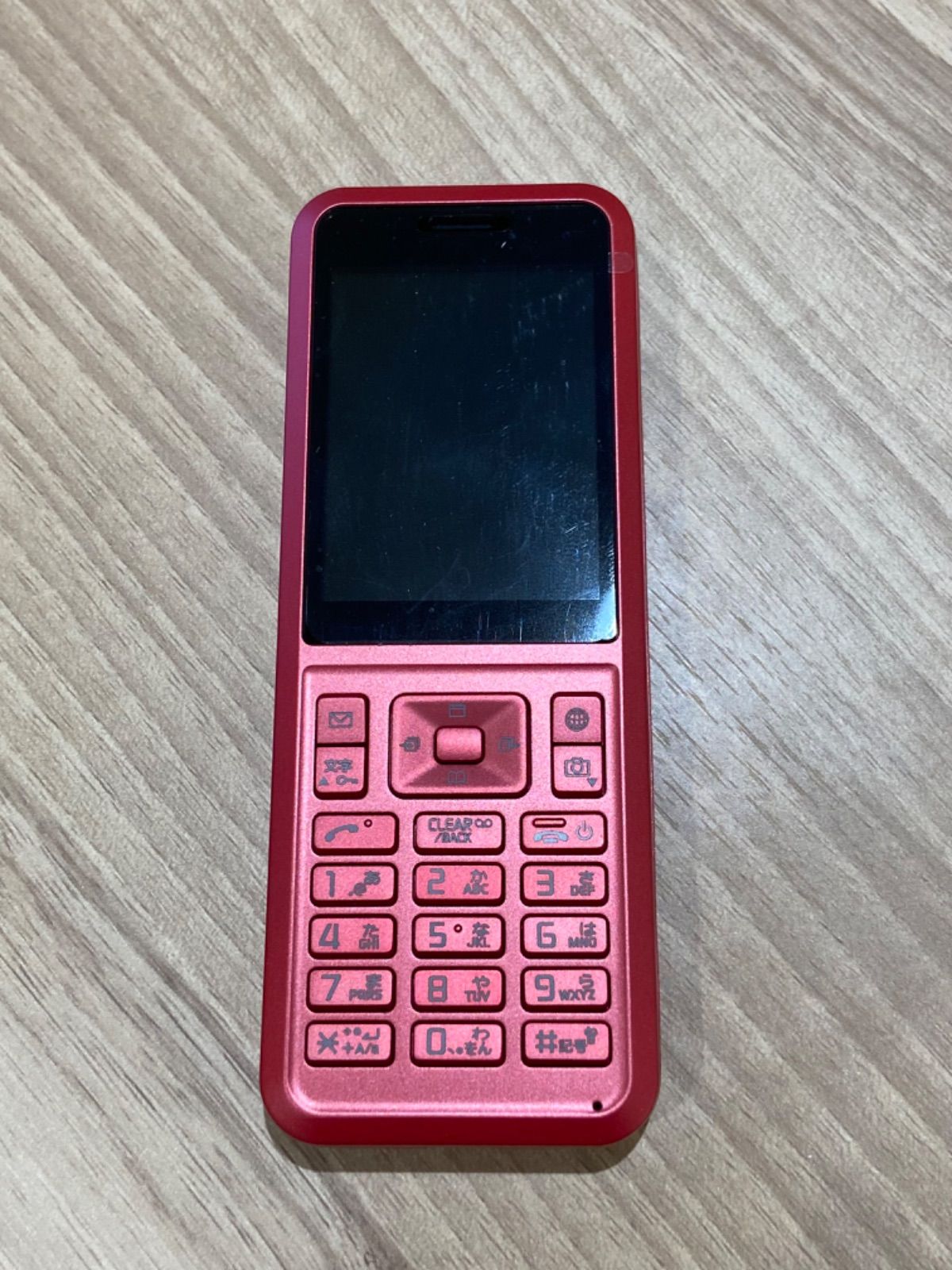 未使用 Simply 603SI レッド ガラケー - メルカリ