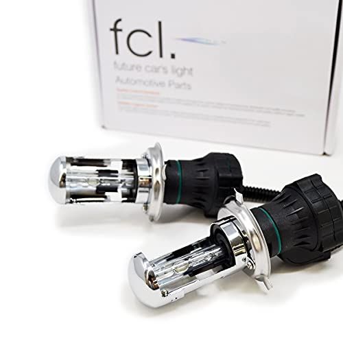 【新品】fcl.(エフシーエル) H4 Hi/Lo HIDバルブ 35W 55W ヘッドライト 純正交換用 バーナー 12V 6000K ホワイト 白 補修 予備に 2個セット f6d7d35d