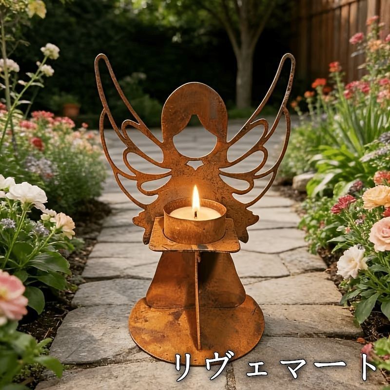 キャンドルホルダー キャンドルスタンド キャンドルを持っている天使