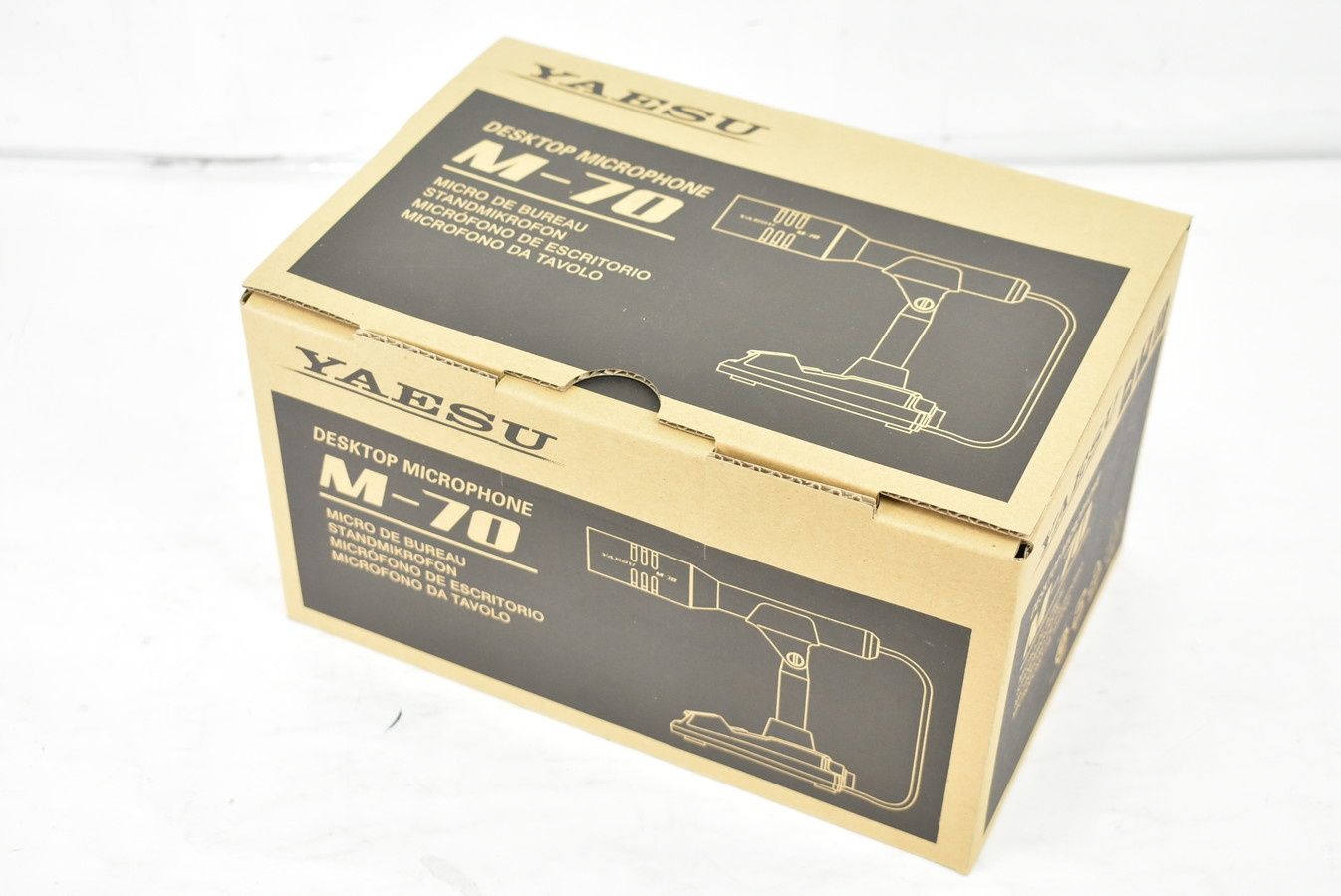 未使用 ヤエス スタンドマイク M-70D デスクトップマイク 八重洲 アマチュア無線機 YAESU ITP80BZXB3JU-D-A07-byebye