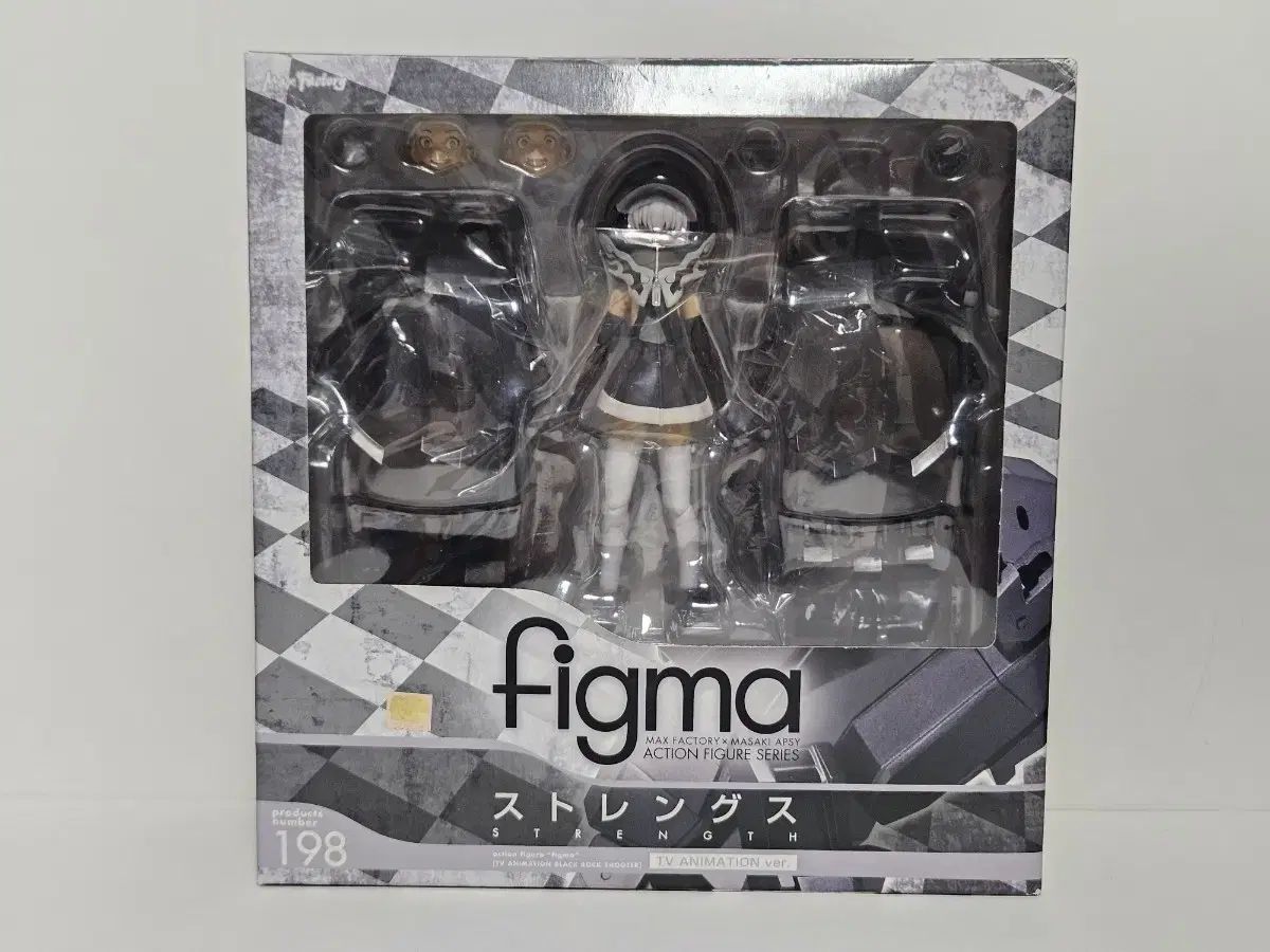 中古品)Figma(フィグマ) ストレンス TVAアクションフィギュア ブラックロックシューターシリーズ