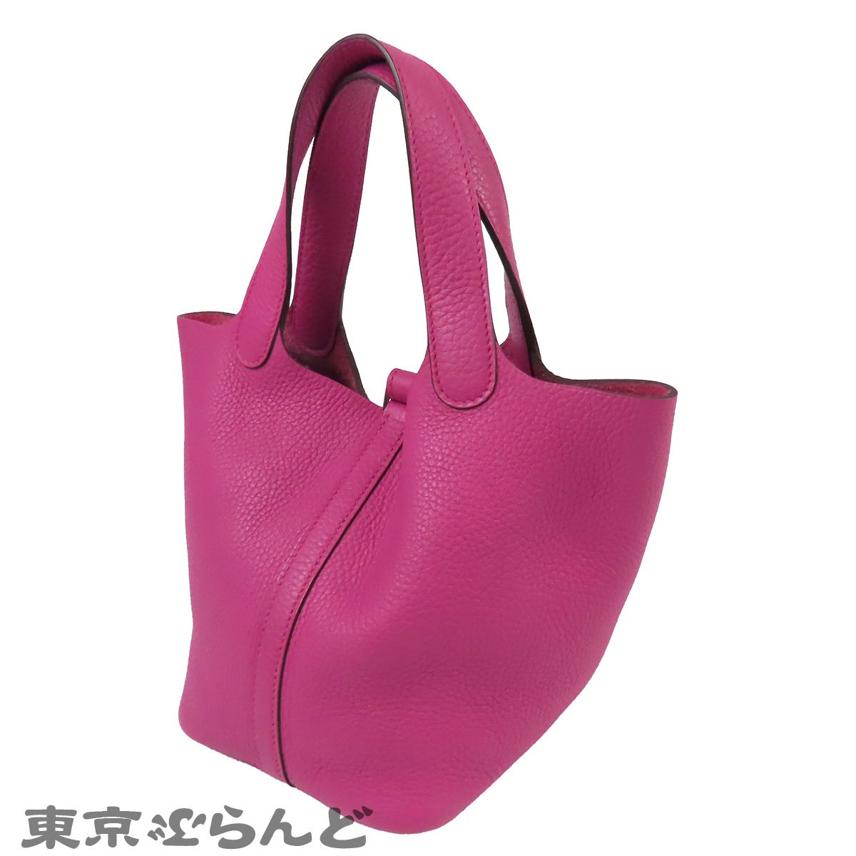 エルメス HERMES ピコタンロック PM C刻印 マグノリア シルバー金具
