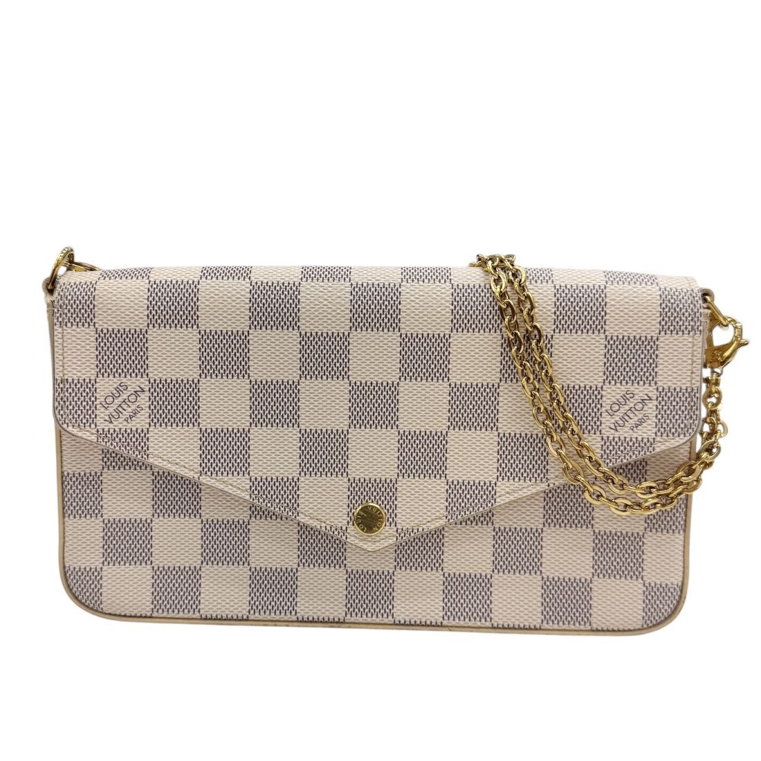 LOUIS VUITTON ルイヴィトン ポシェット・フェリシー N40491 MI4220 ダミエアズール チェーンショルダー ショルダーバッグ お出掛け 人気 お洒落 レディース 肩掛け 【ブランドギャラリー心斎橋店】