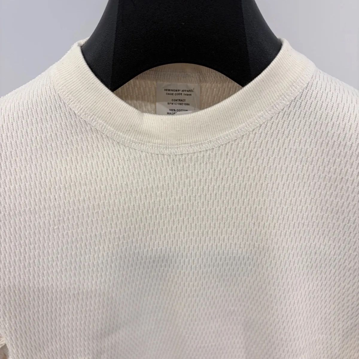 デッドストック】米軍実物 U.S.ARMY サーマルシャツ ヘミングウェイ S 