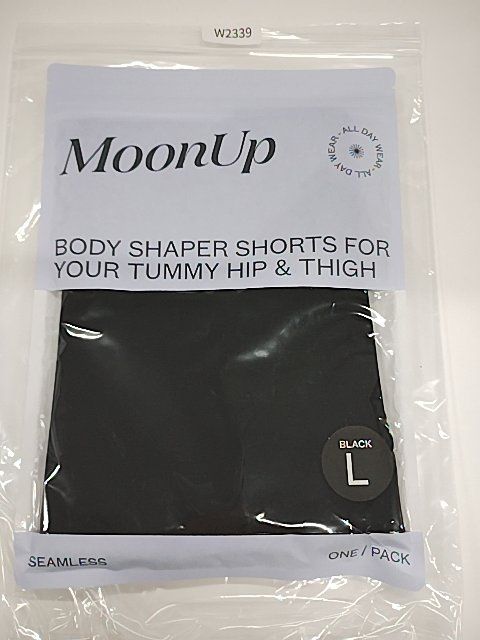 W2339 K MoonUp ボディシェイパーショーツ ブラック L - メルカリ