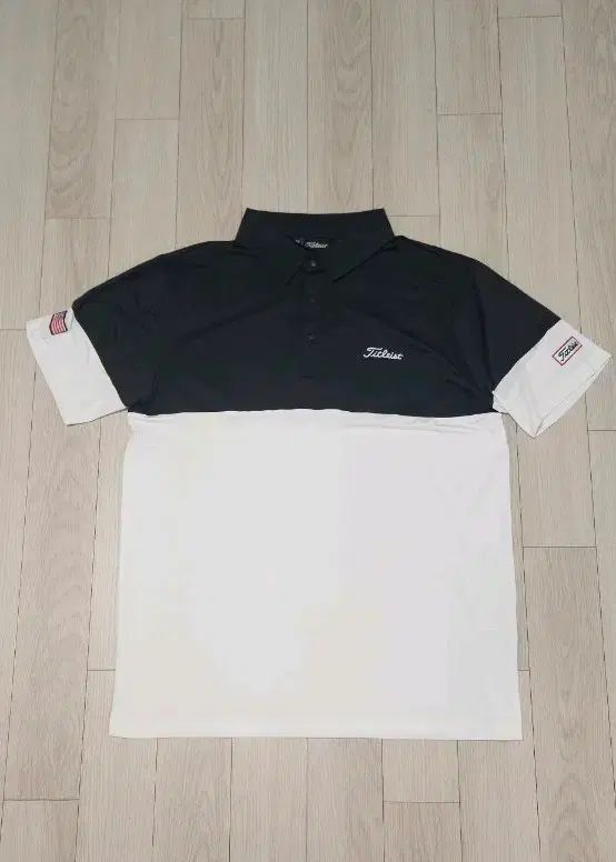 Titleist(タイトリスト) ゴルフウェア 半袖 カラーTシャツ ネイビー/白 100バスト 横幅52
