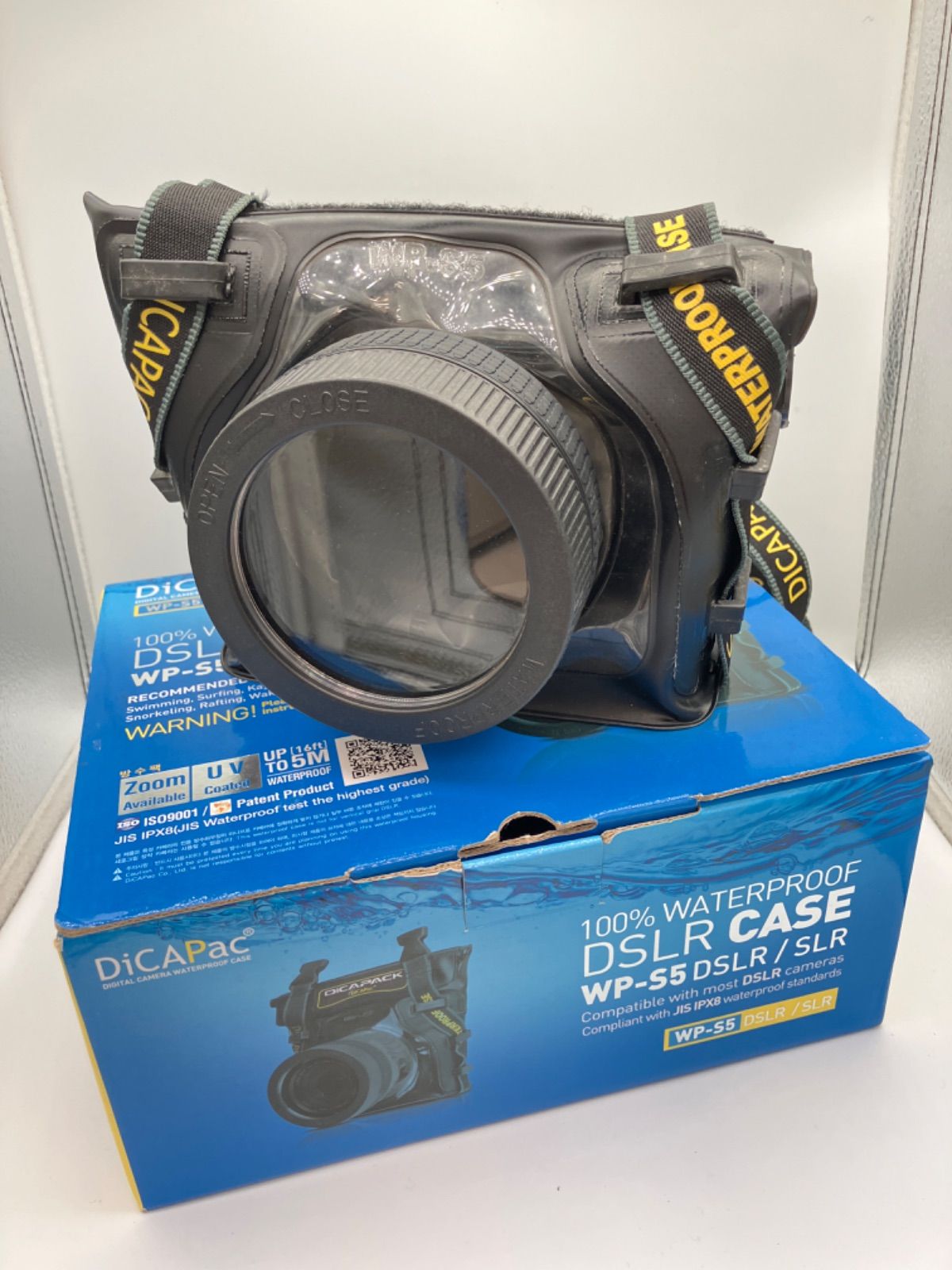 【新品未使用】DiCAPac WP-S5 ディカパック カメラ防水ケース □ DiCAPac ディカパック WP-S5 防水一眼レフカメラケース - メルカリ
