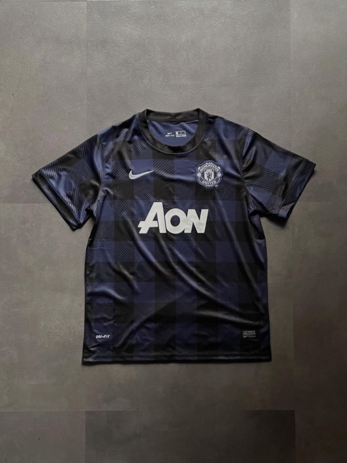 Nike Manchester United AON ゲームシャツ ユニフォーム DRI-FIT L ネイビー