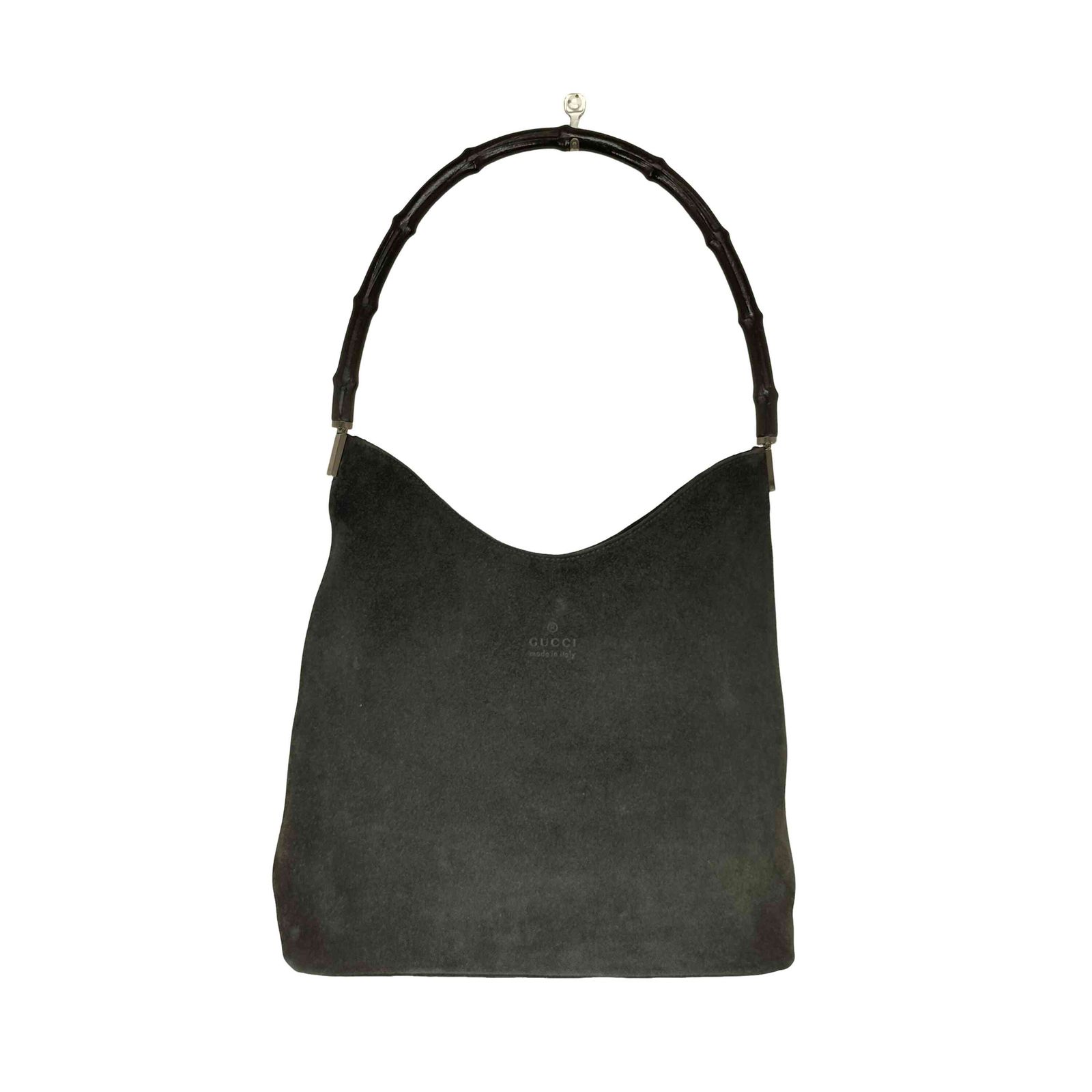 グッチ GUCCI バンブー スエード ハンドバッグ ワンショルダーバッグ bamboo suede handbag oneshoulderbag レディース 表記無