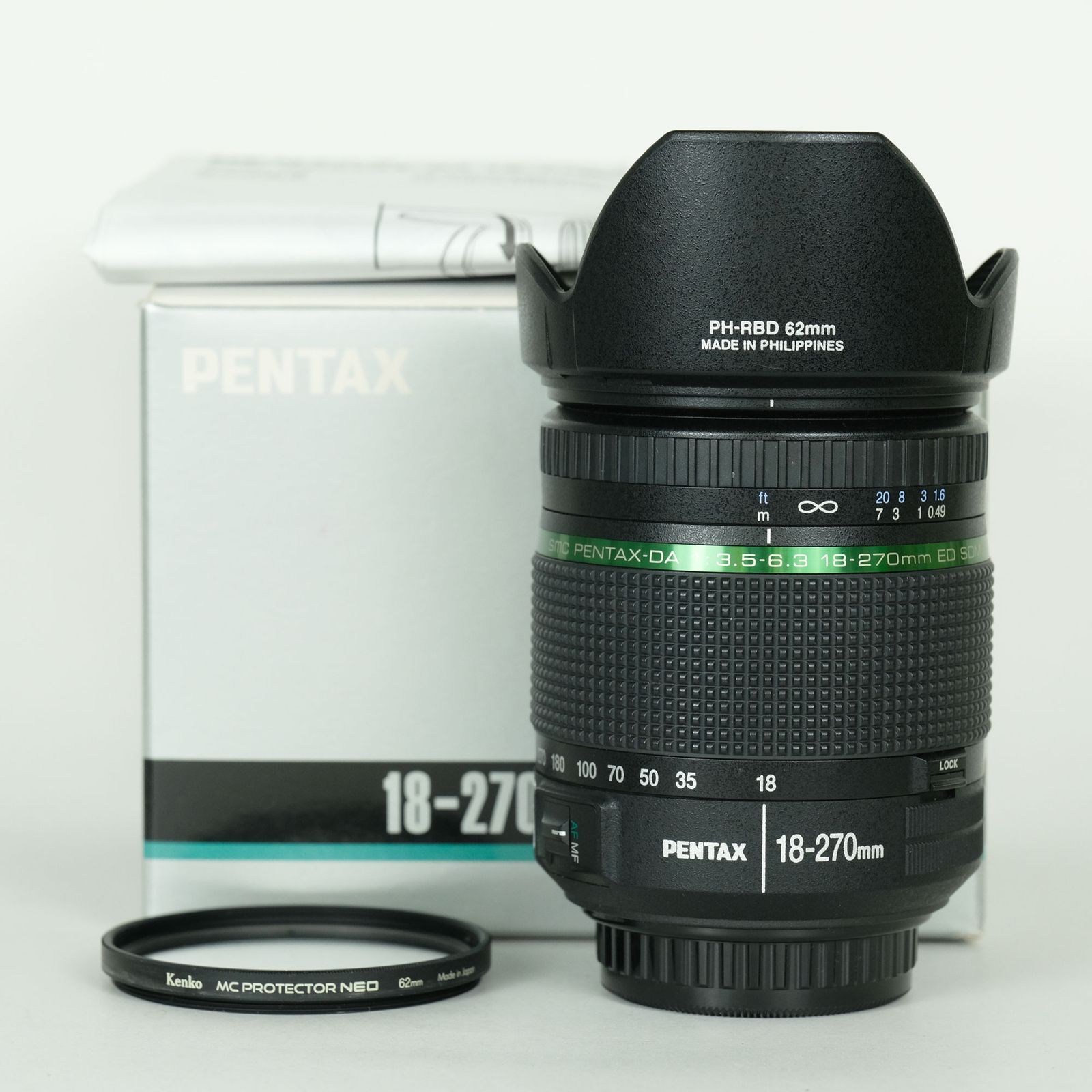 [並品 | フィルター付] PENTAX smc PENTAX-DA 18-270mmF3.5-6.3ED SDM | PENTAX Kマウント