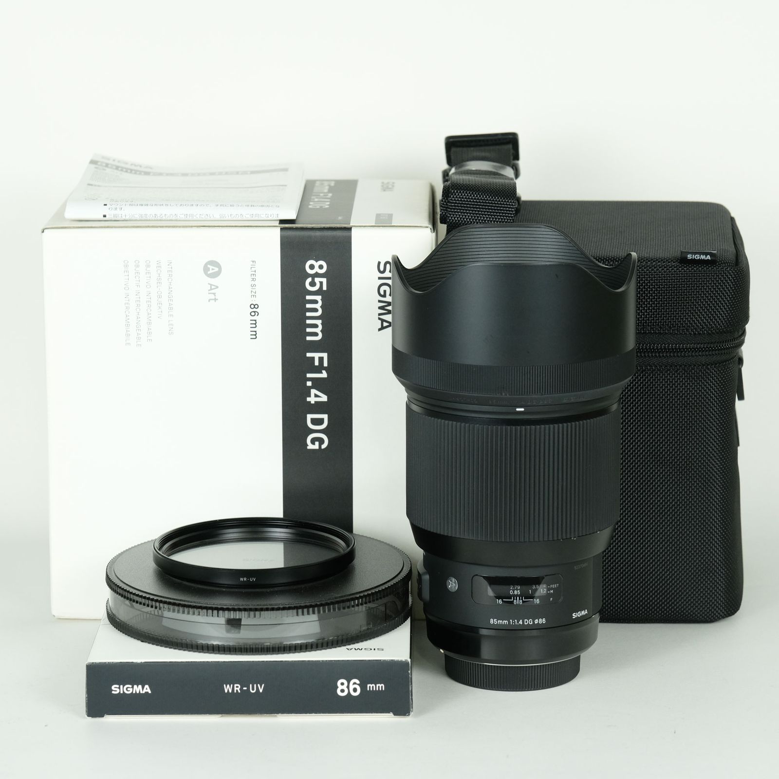 [良品 | 純正フィルター付] SIGMA 85mm F1.4 DG HSM｜Art [シグマSA用] | SIGMA SAマウント