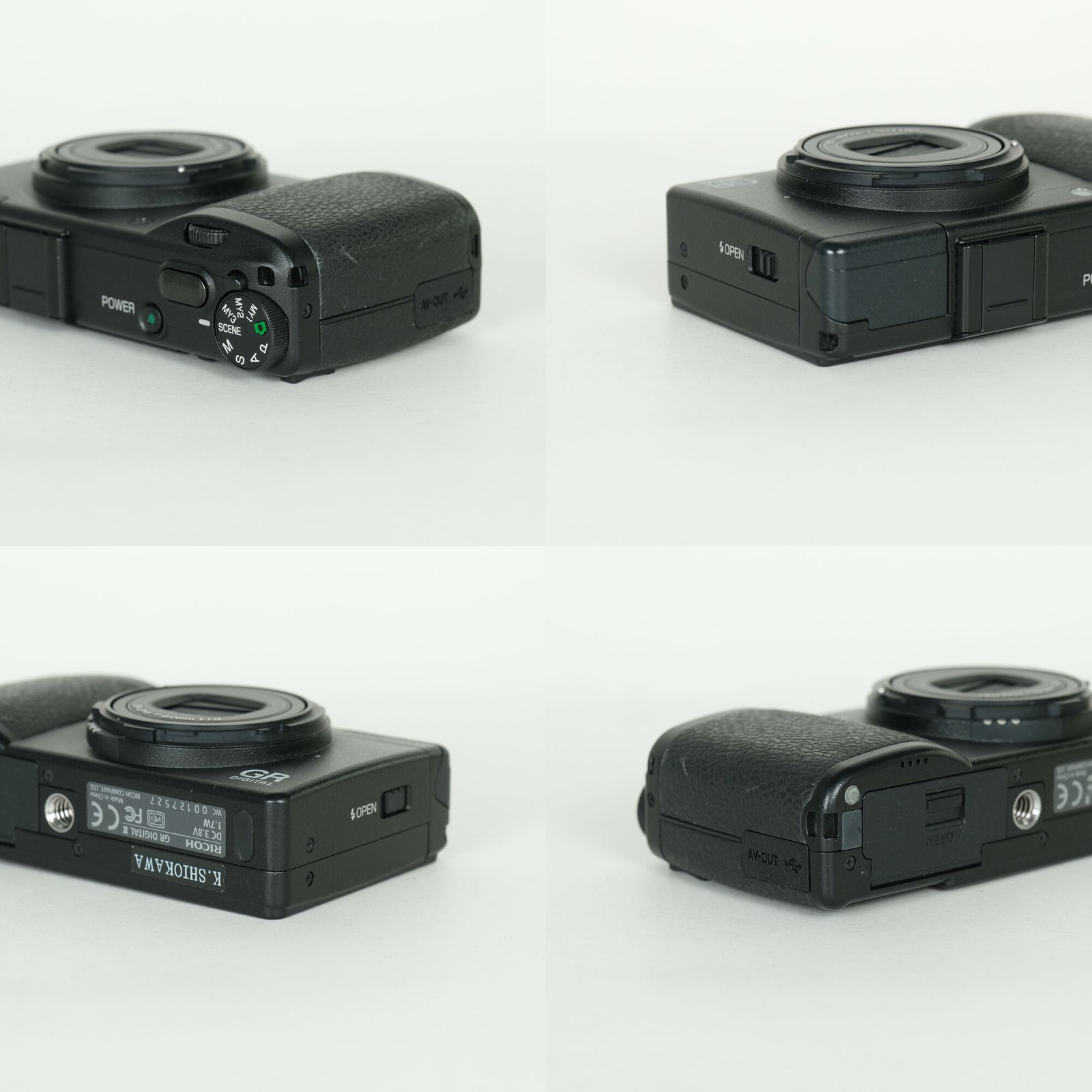 良品 | シャッター数4,200回｜バッテリー2個付] RICOH GR DIGITAL III