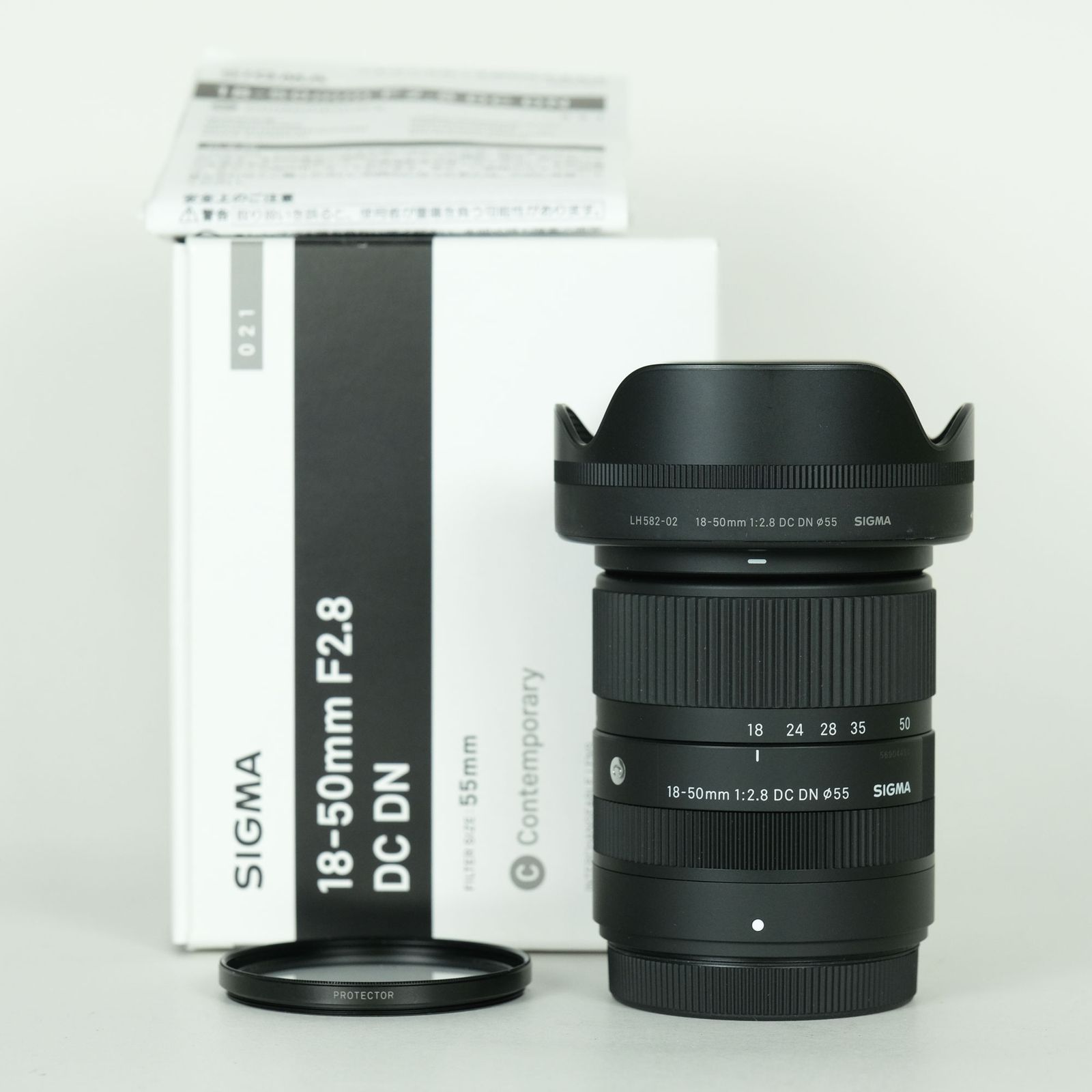 [美品 | 純正フィルター付] SIGMA 18-50mm F2.8 DC DN｜Contemporary [フジフイルムX用] | FUJIFILM Xマウント