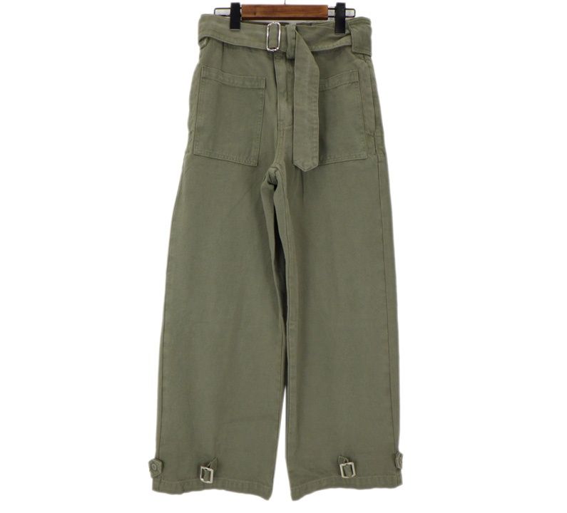バスケットケースギャラリー Basketcase Gallery 【 BELTED FATIGUES O PANT MHA22947 】 ベルト デザイン ミリタリー パンツ 51106