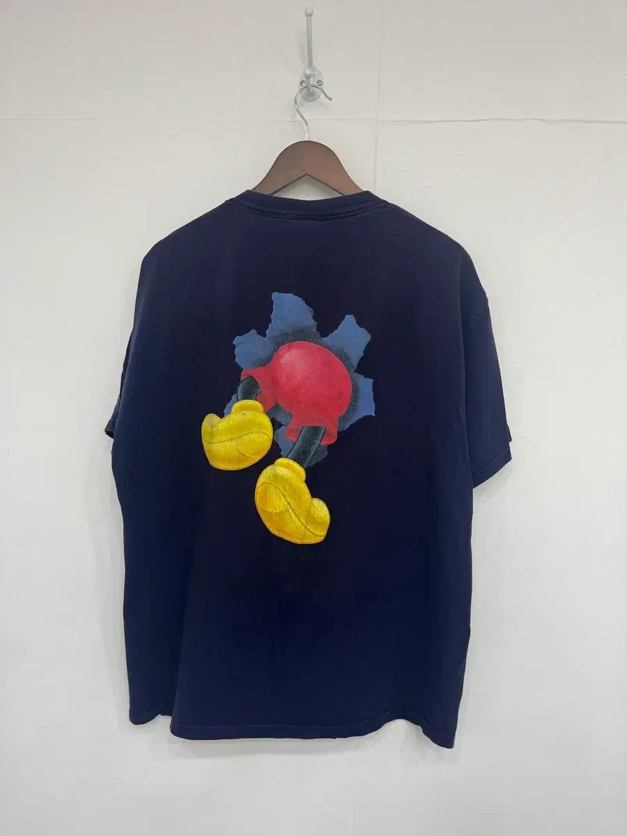 古着‼️ミッキーマウス ヴィンテージTシャツ XL 青 Disney - 90s USA