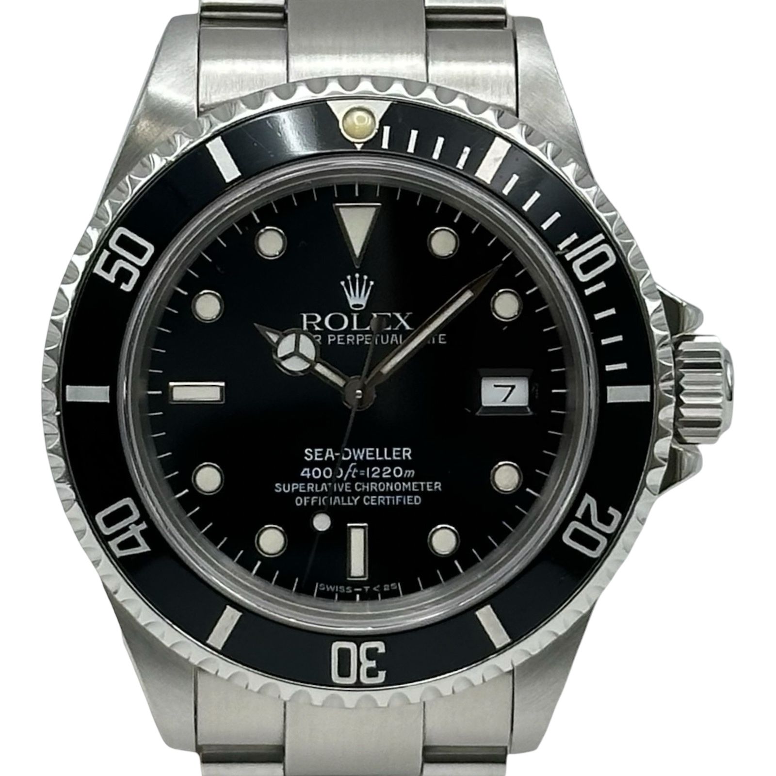 ロレックス ROLEX シードゥエラー 16600 ブラック ステンレススチール 自動巻き メンズ 腕時計