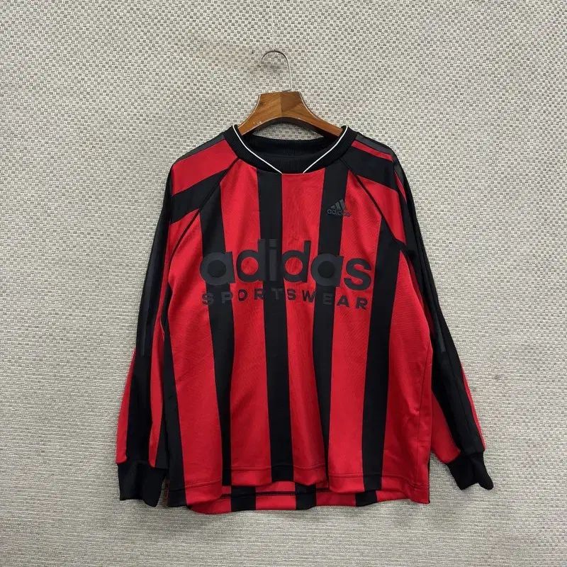 アディダス ジャカード 長袖ジャージ 長袖Tシャツ 2XL D06561