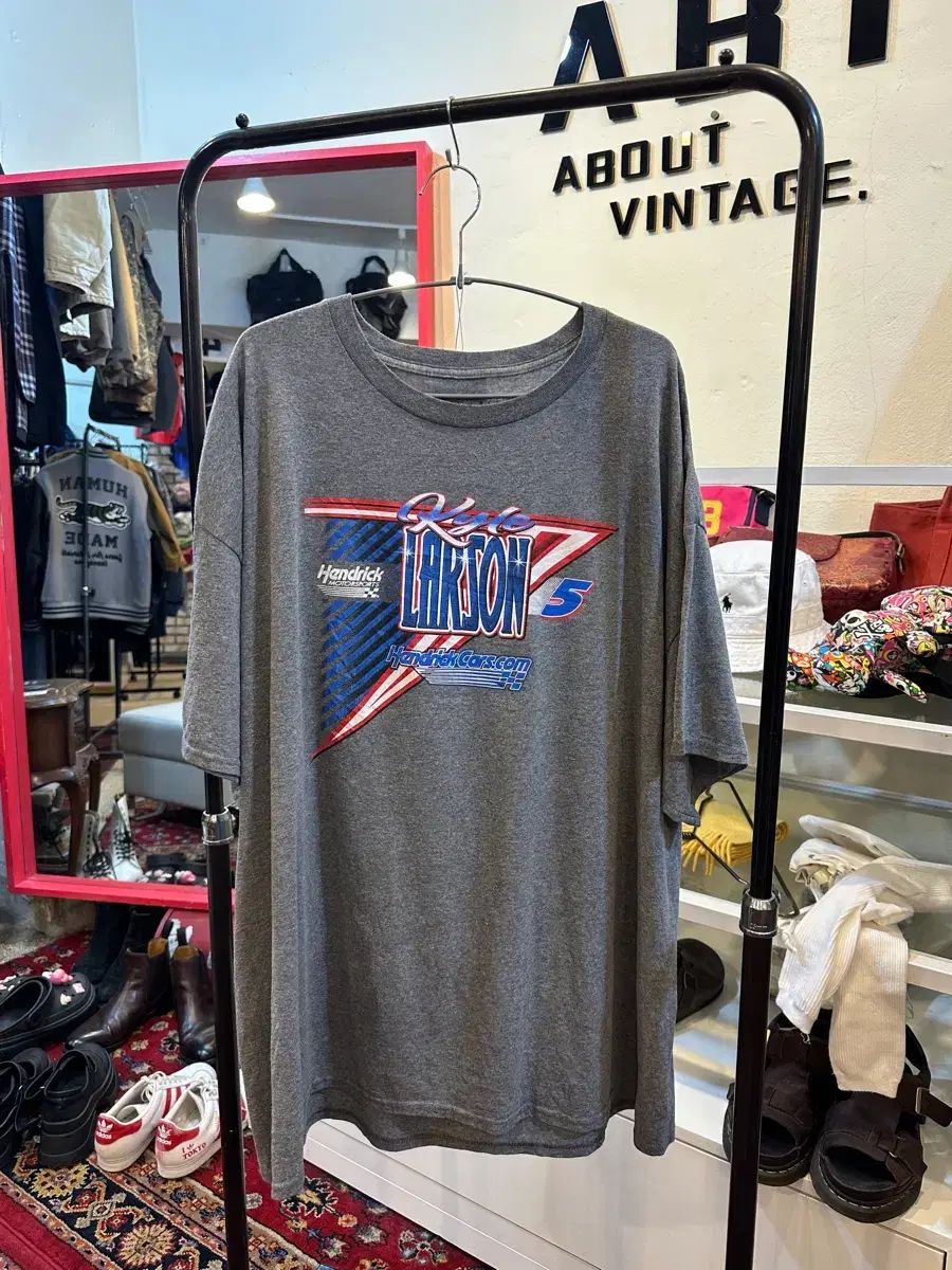 ハイドリックスモーターズ カイラソン レーシング 半袖 Tシャツ グレー 3XL