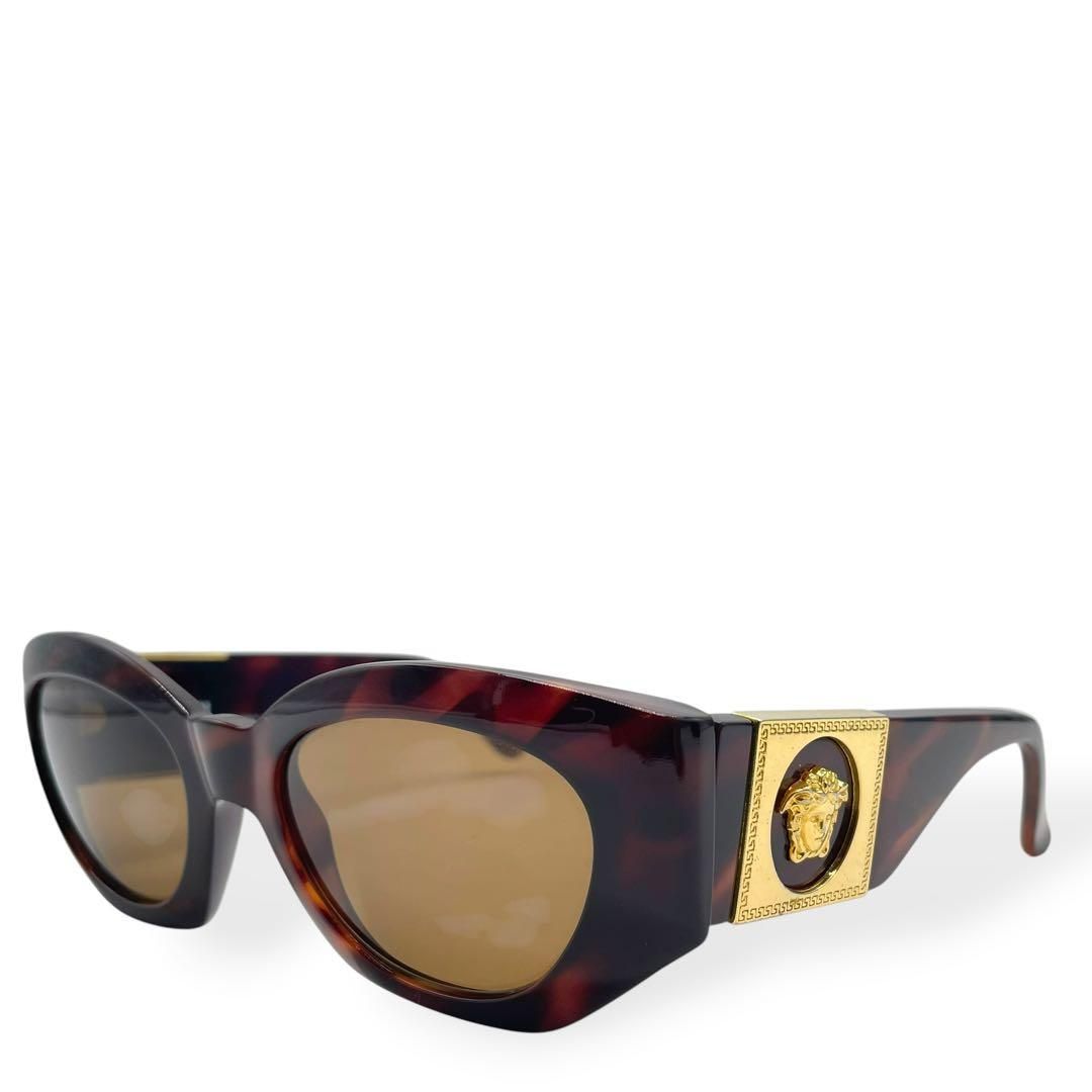 極美品　GIANNI VERSACE　ヴェルサーチ　サングラス　ブラウン
