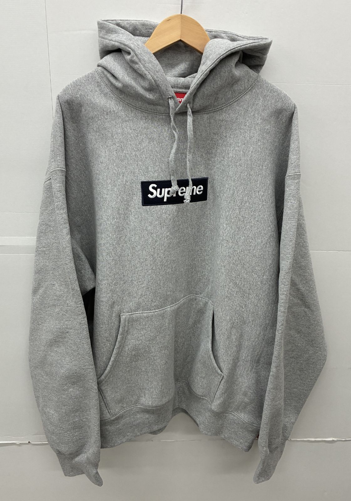 中古 Supreme Box Logo Hooded Sweatshirt 25FW Heather Grey XLサイズ シュプリーム ボックスロゴ 【S0506-001】〇 214