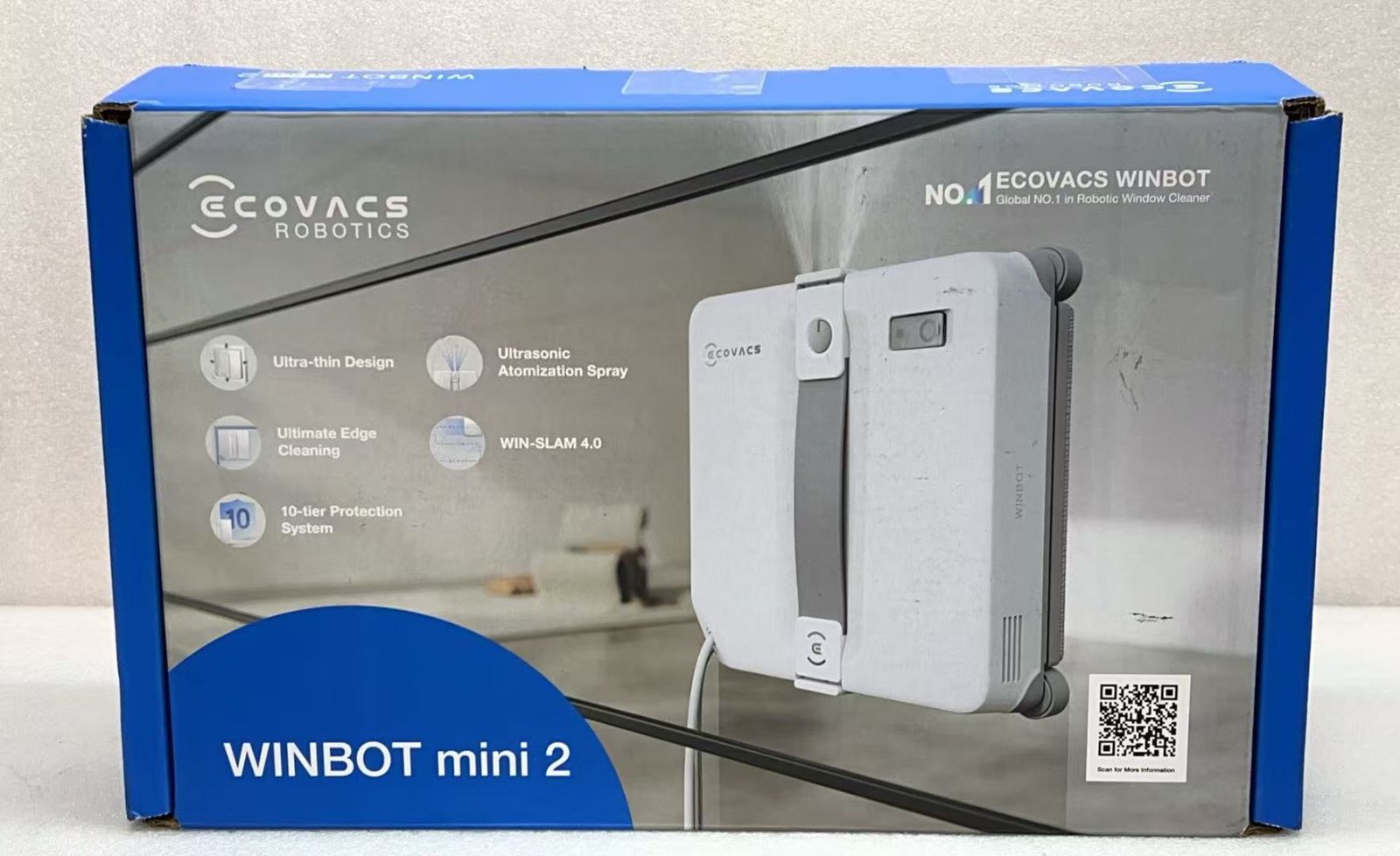 【確認済】ECOVACS(エコバックス) WINBOT W2 窓拭きロボット **4423806