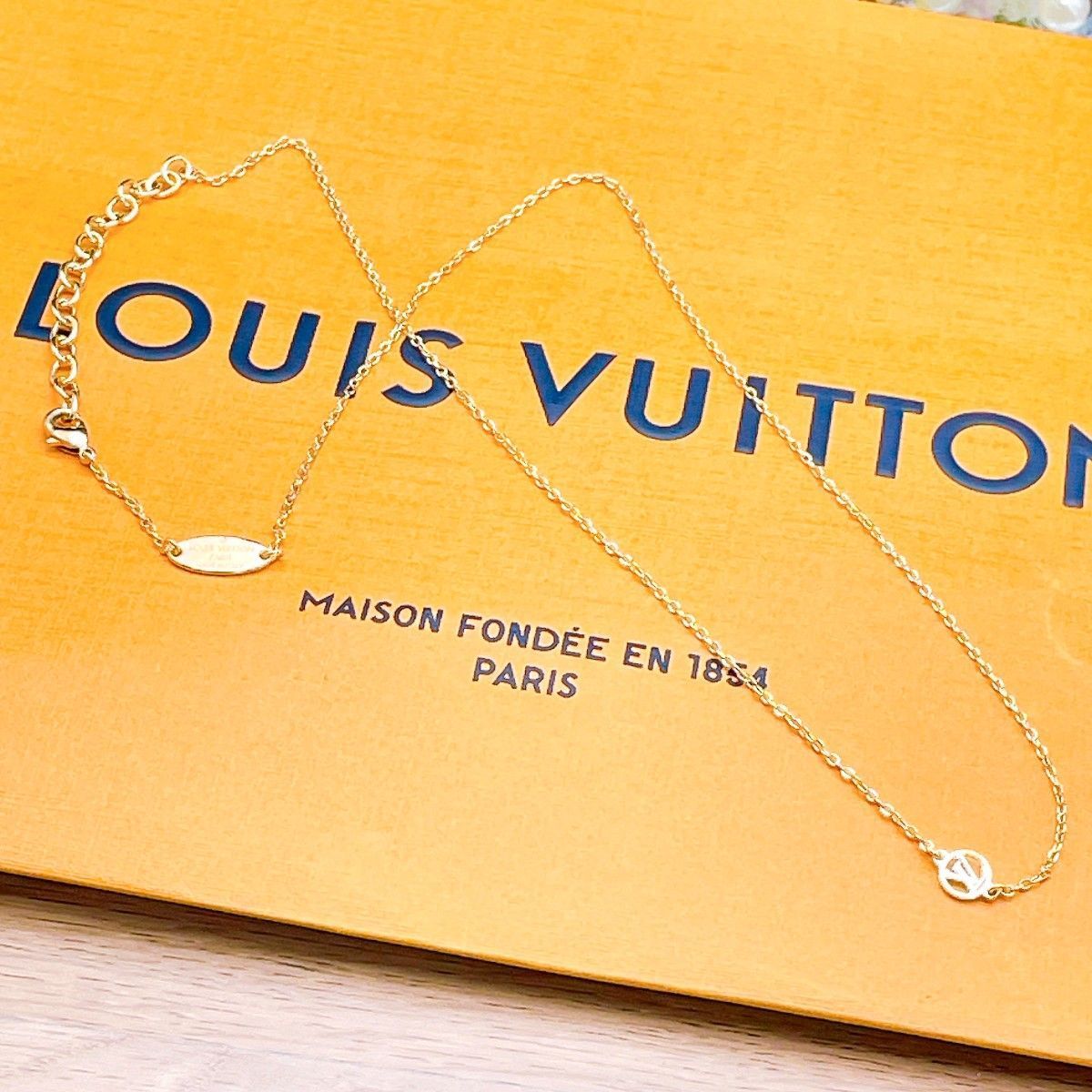 ◇ルイヴィトン◇新品仕上済 LOUIS VUITTON M63141 ネックレス ナノグラム ミニチュア ブランド LE1129