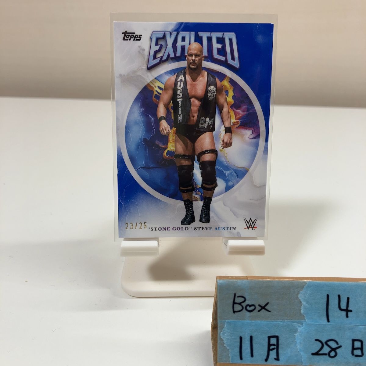 2025 Topps Stone Cold Steve Austin 23/25 WWE Exalted カード