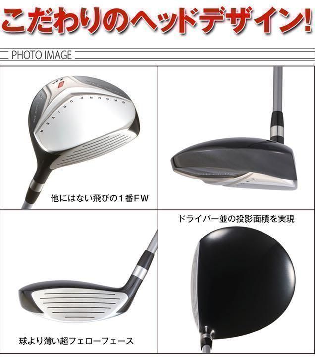 ヘッド単品】1.2番FWもあり!☆ 優しい超大型激飛び2オン兵器!